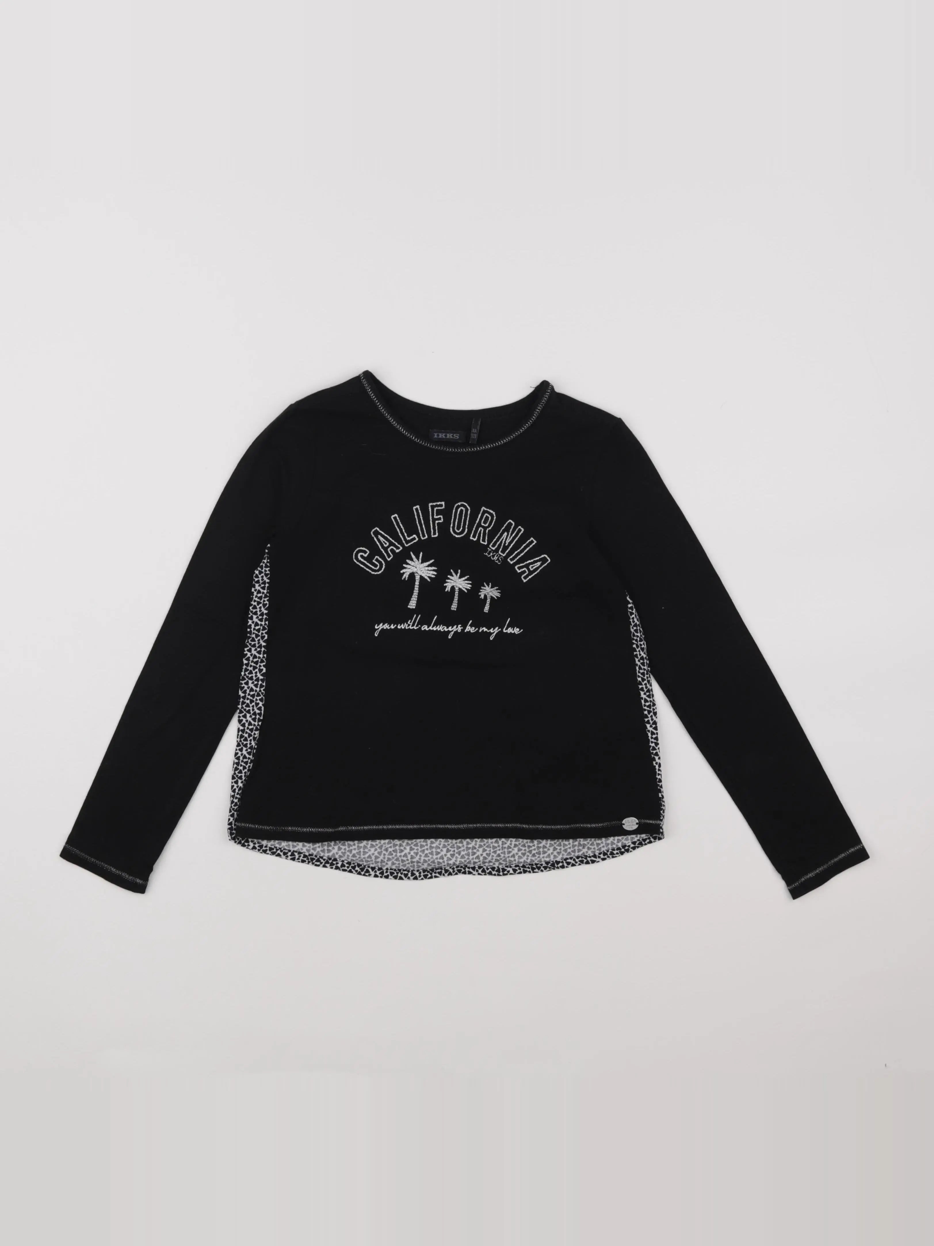 IKKS - tee-shirt noir - 8 ans