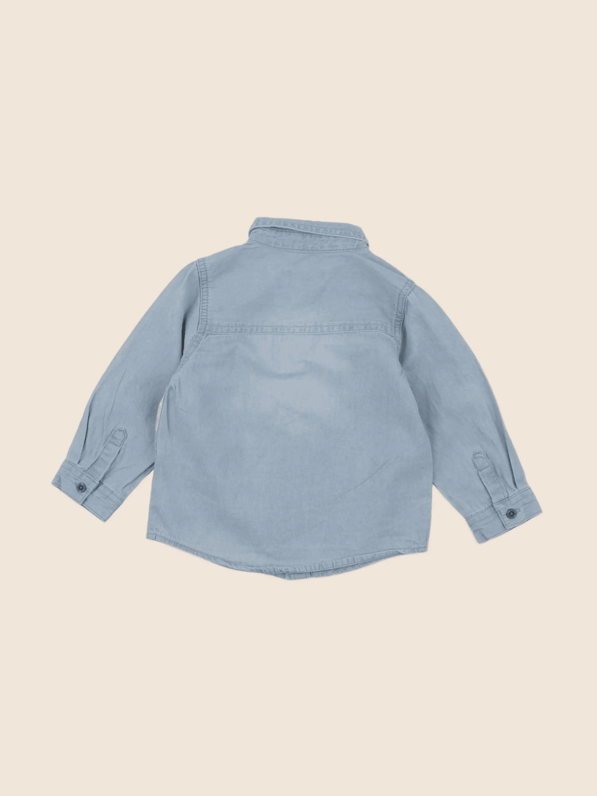 Vertbaudet - chemise bleu - 18 mois