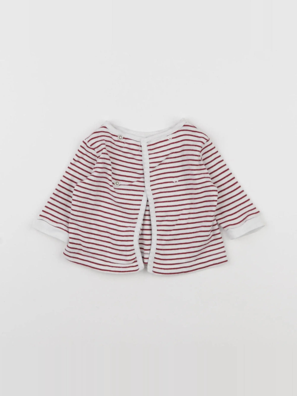 Boutchou - tee-shirt blanc, rouge - 3 mois