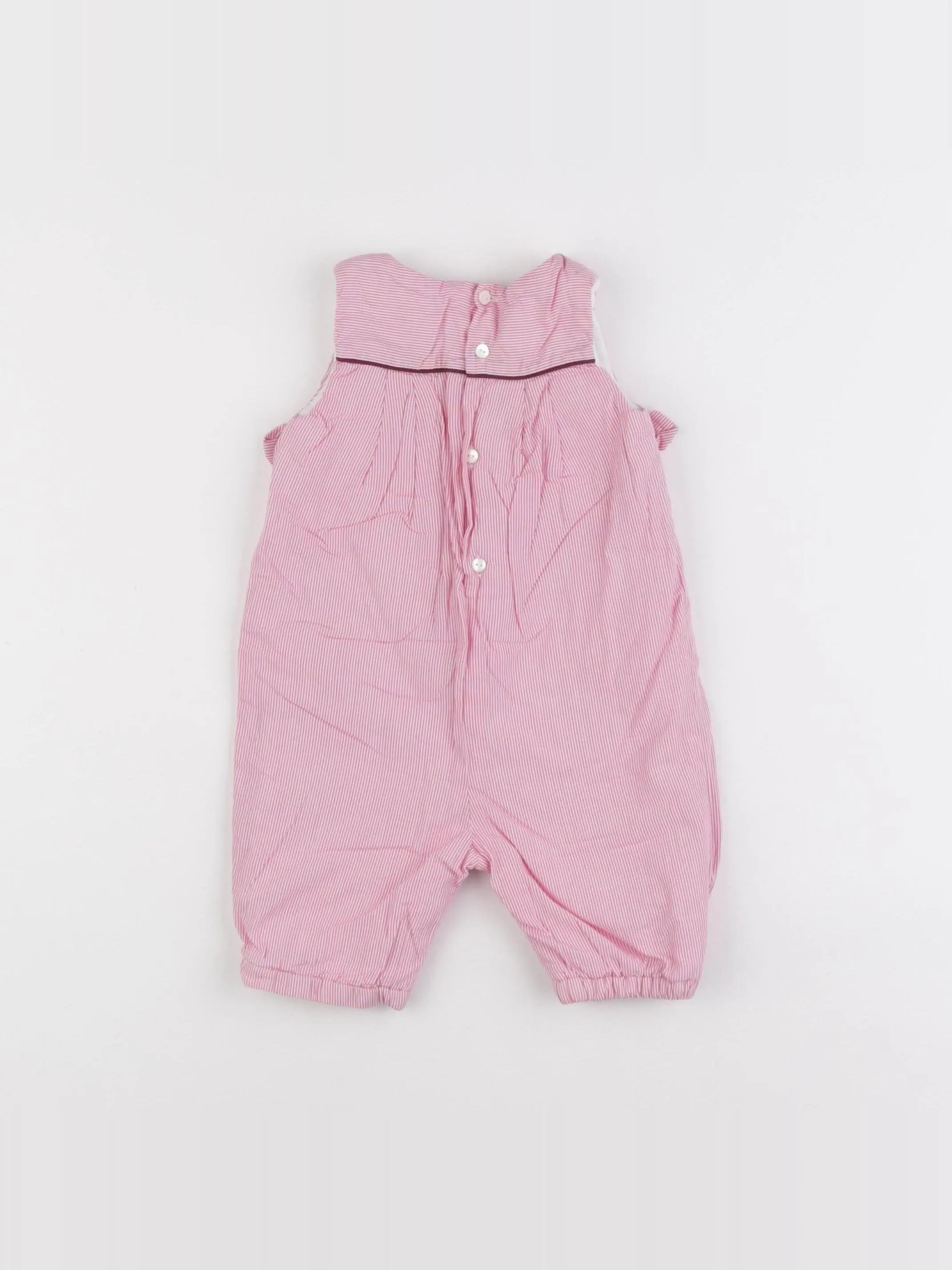 Jacadi - combinaison doublé rose - 3 mois