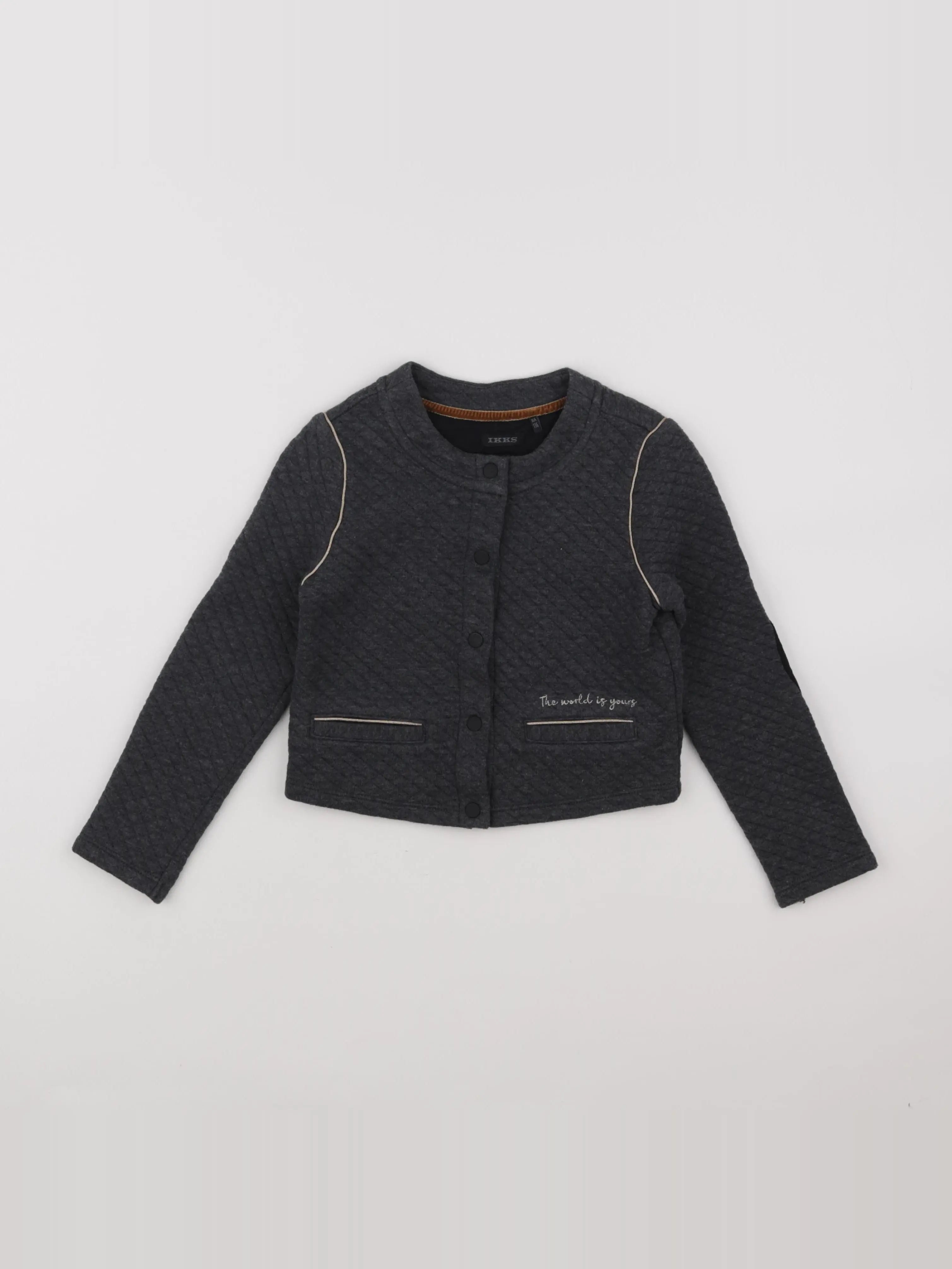 IKKS - veste gris - 6 ans