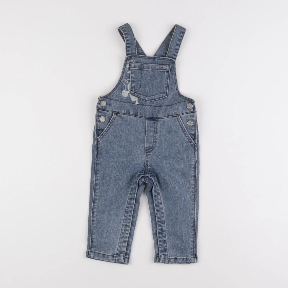 IKKS - salopette bleu - 12 mois
