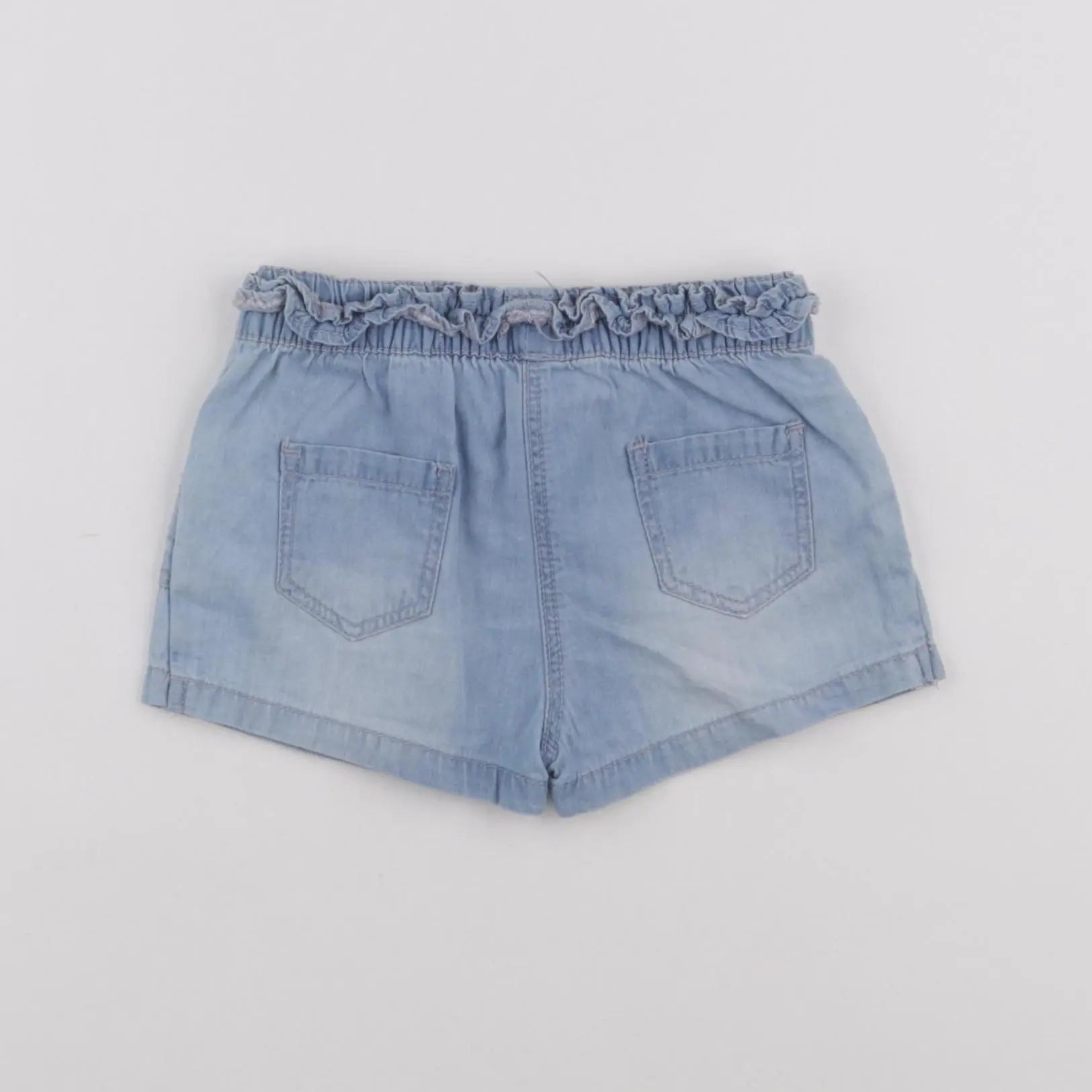 Vertbaudet - short bleu - 12 mois