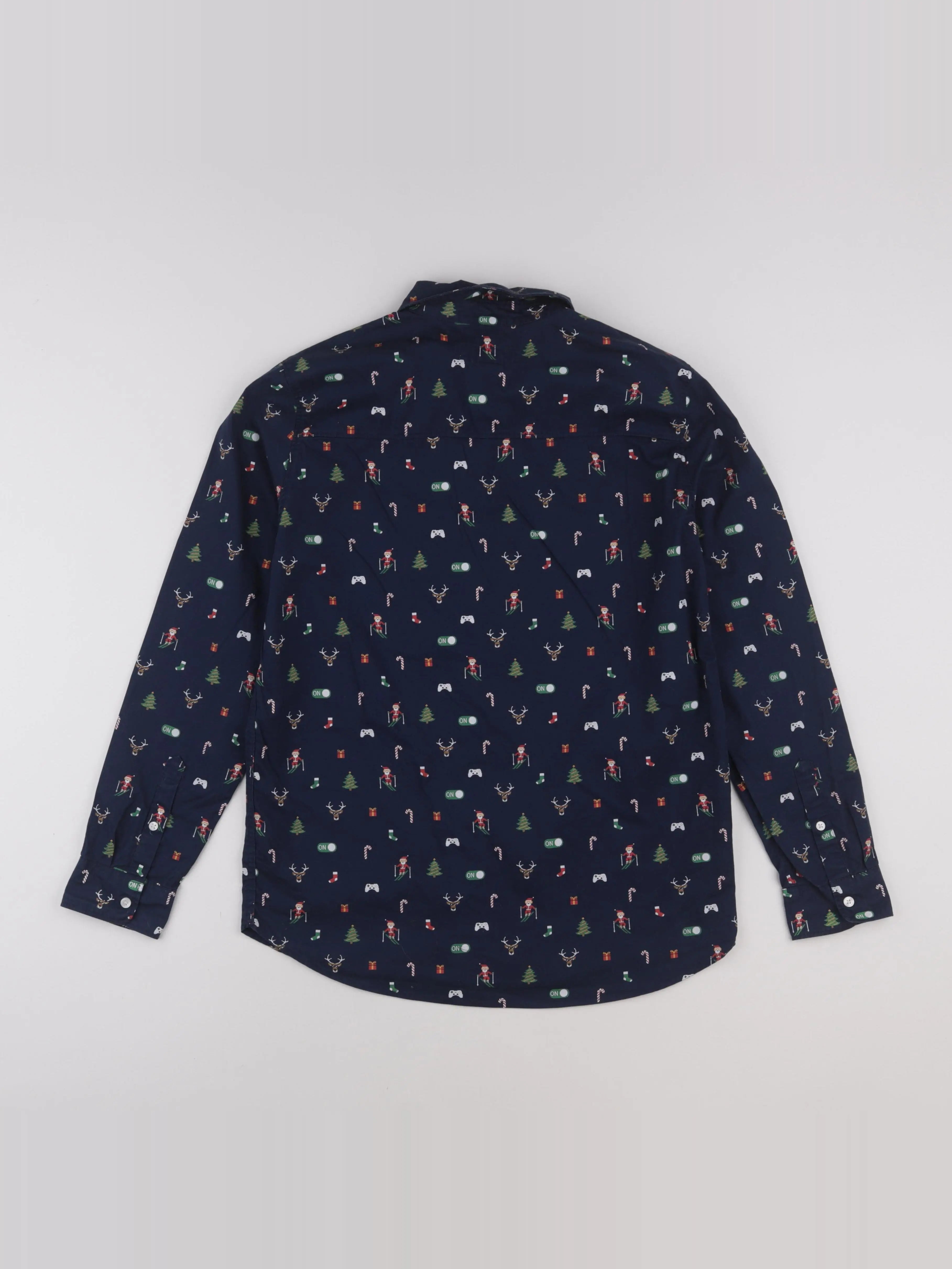 H&M - chemise bleu - 14 ans