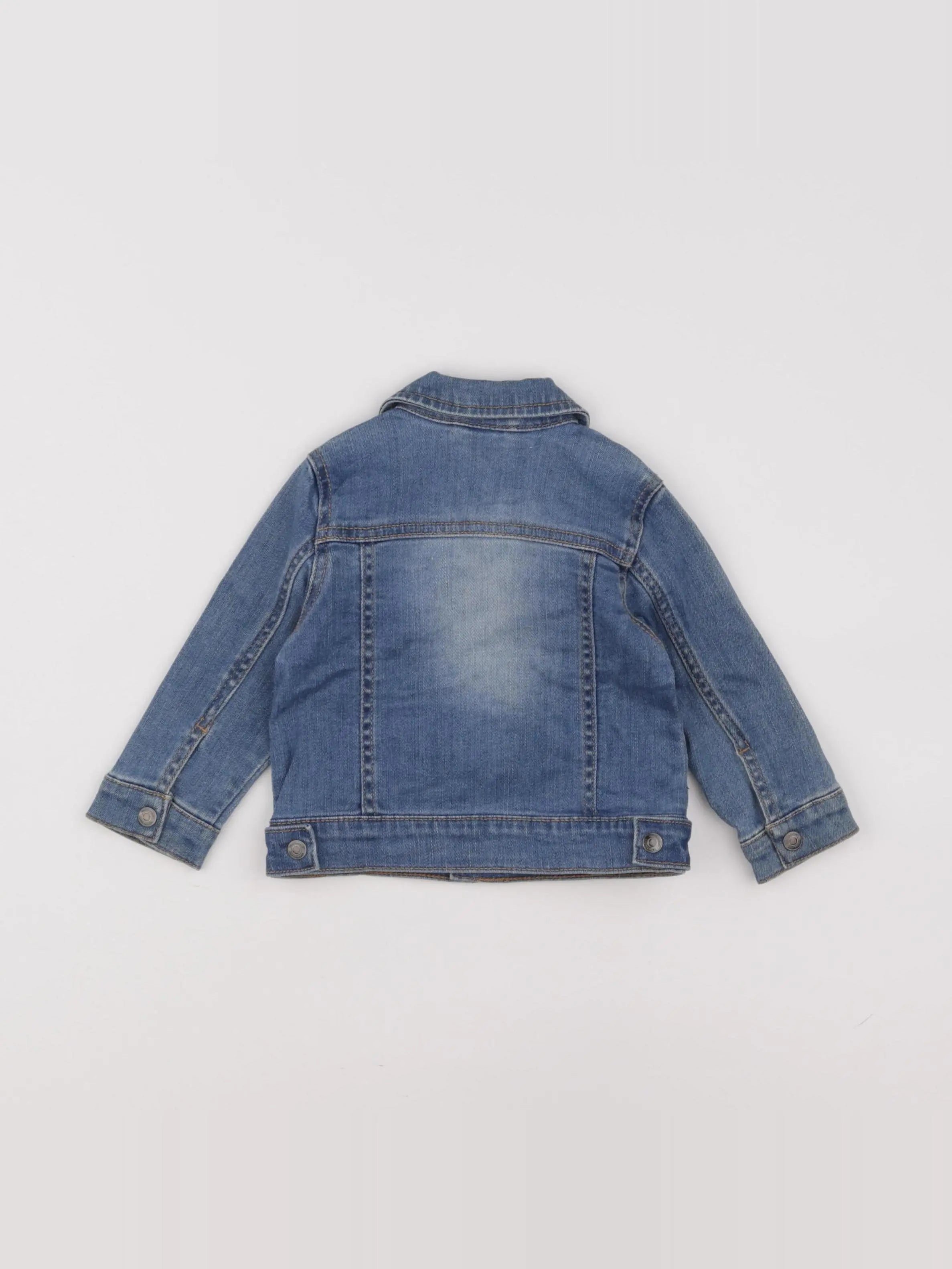 Vertbaudet - veste bleu - 12 mois
