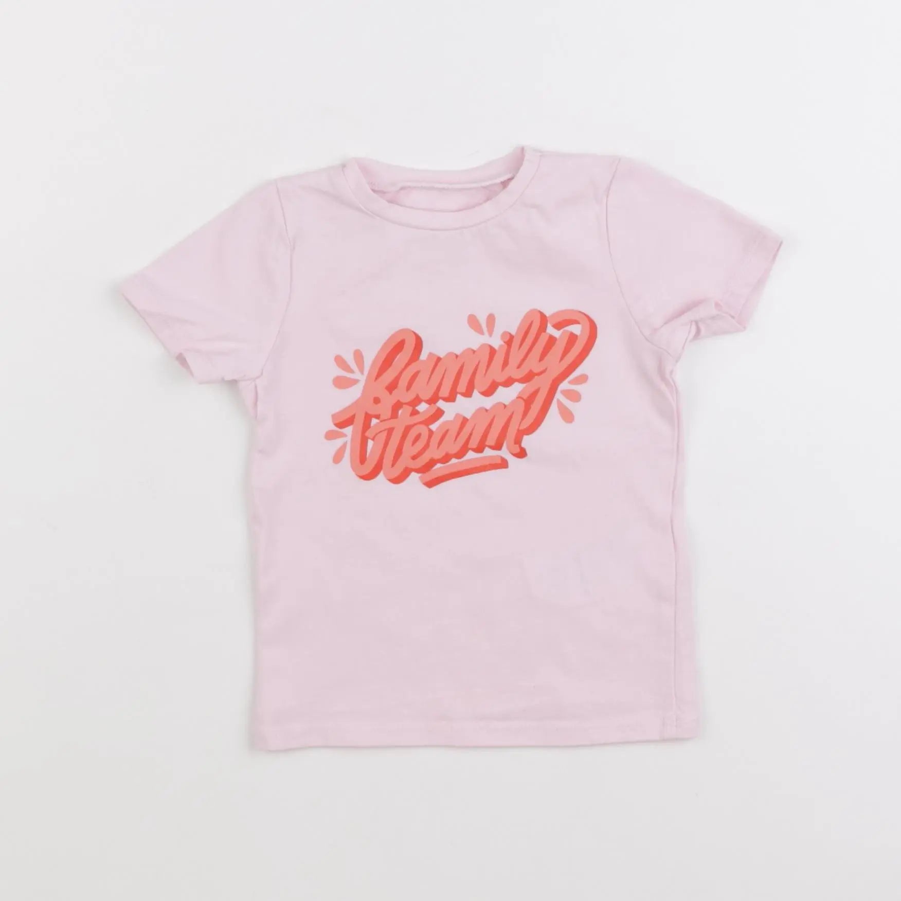 Vertbaudet - tee-shirt rose - 6 mois