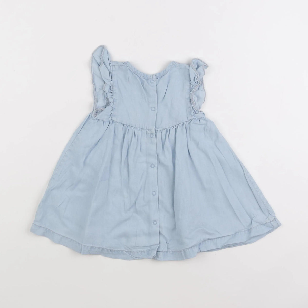 Vertbaudet - robe bleu - 9 mois