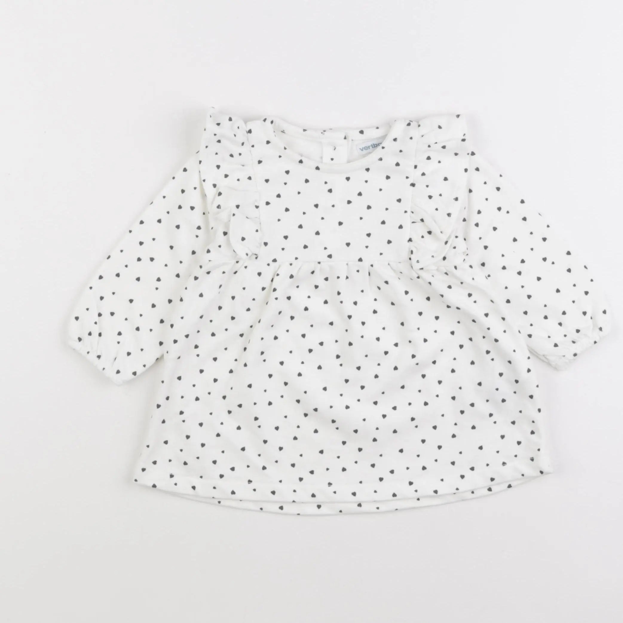 Vertbaudet - robe blanc - 9 mois