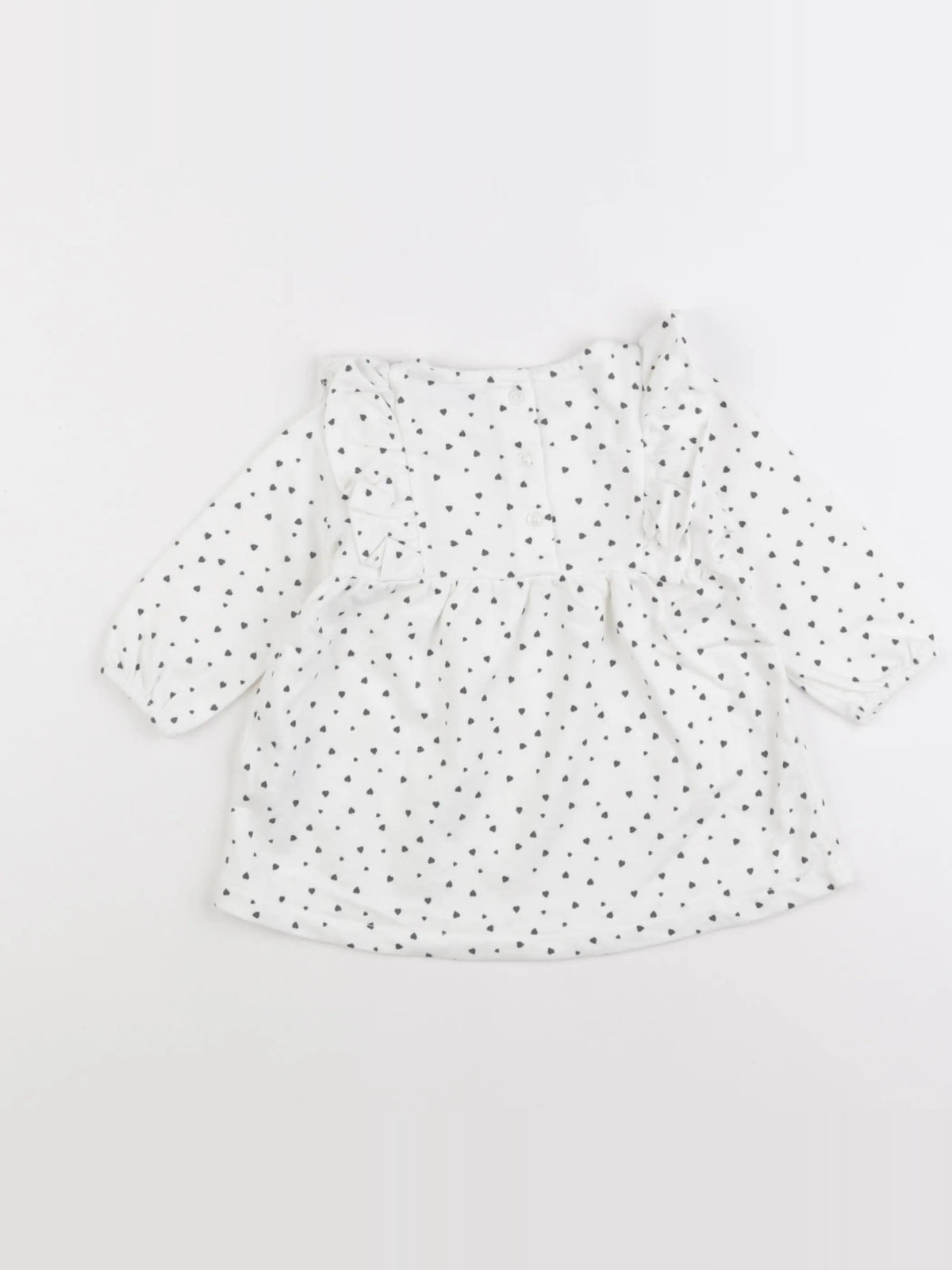 Vertbaudet - robe blanc - 9 mois