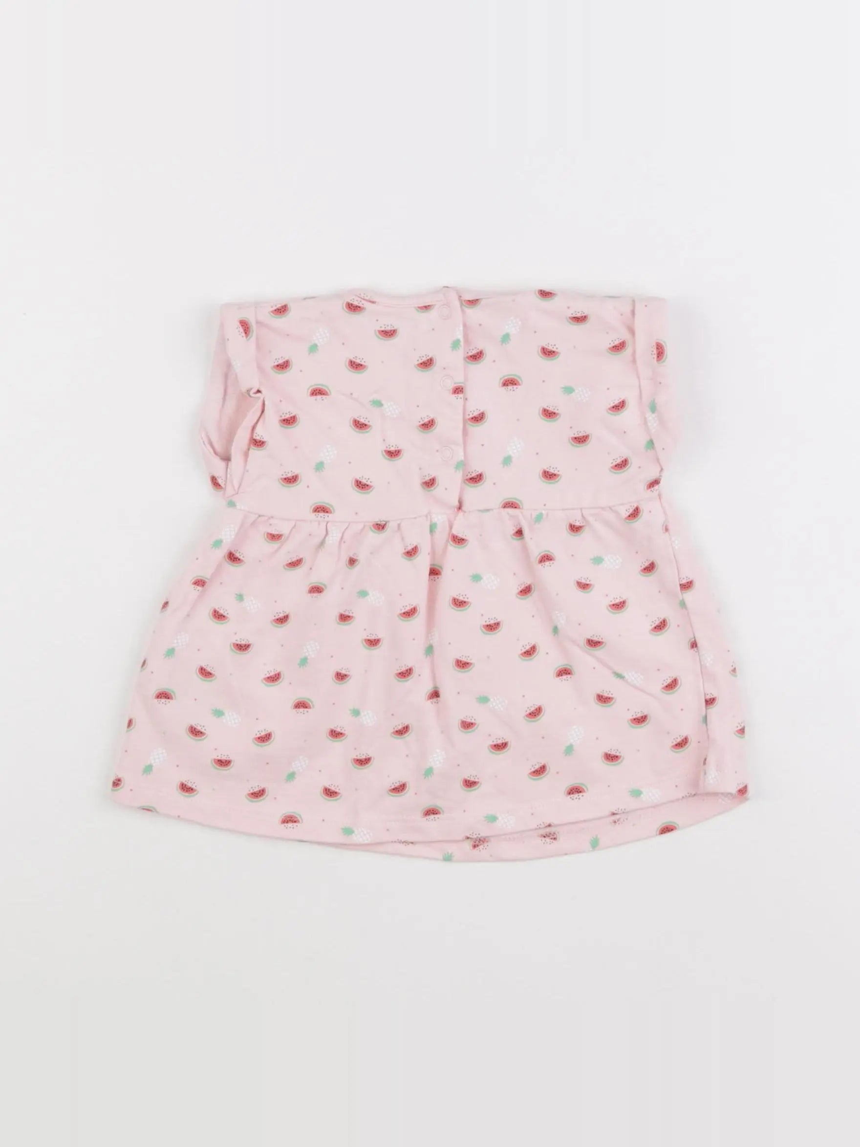 Vertbaudet - tee-shirt rose - 6 mois