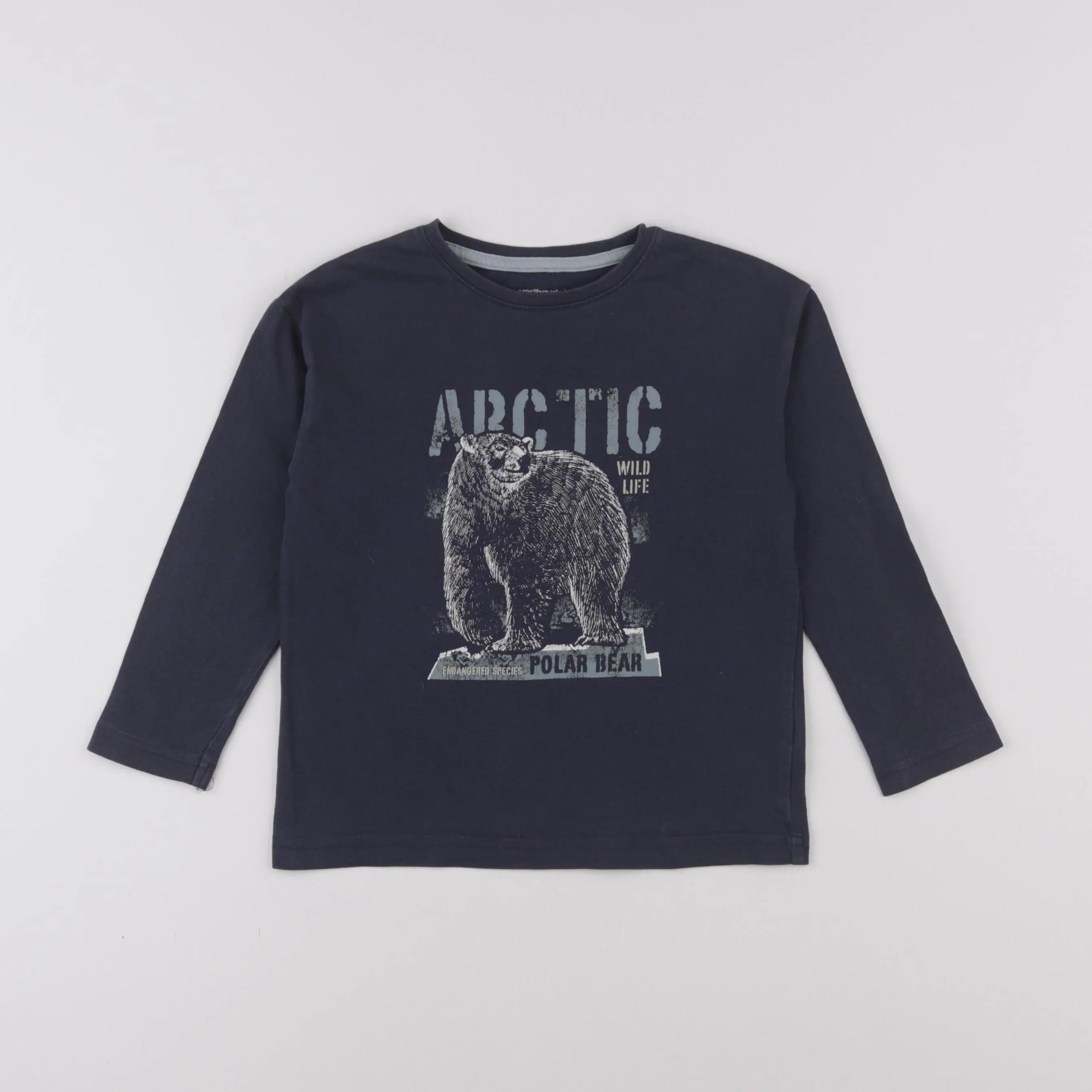 Vertbaudet - tee-shirt bleu - 4 ans