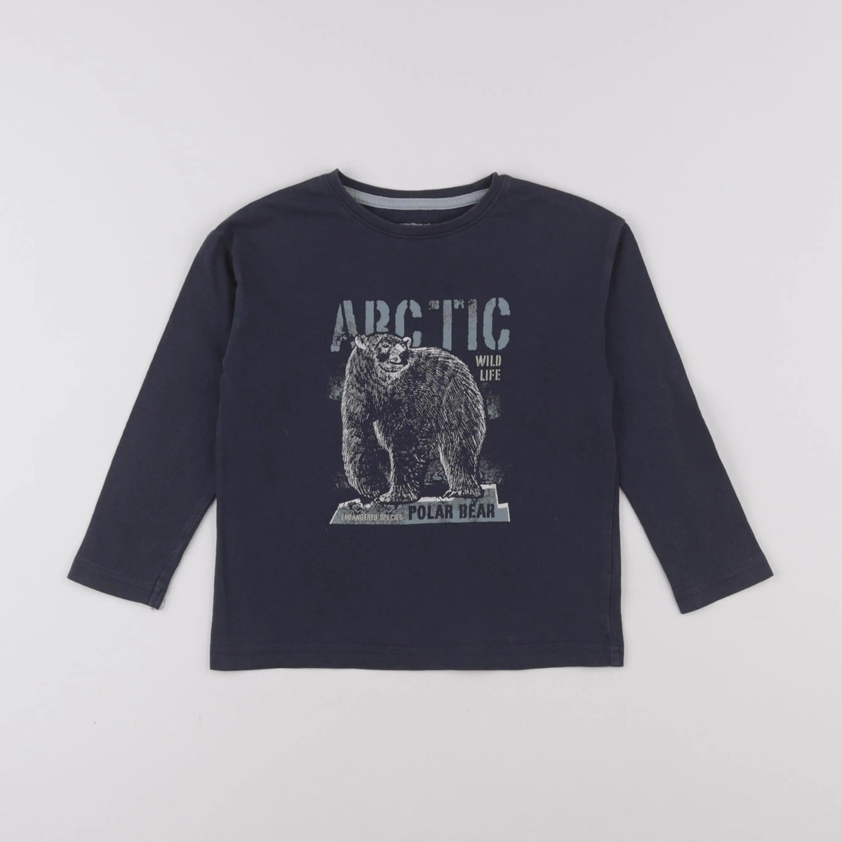 Vertbaudet - tee-shirt bleu - 4 ans