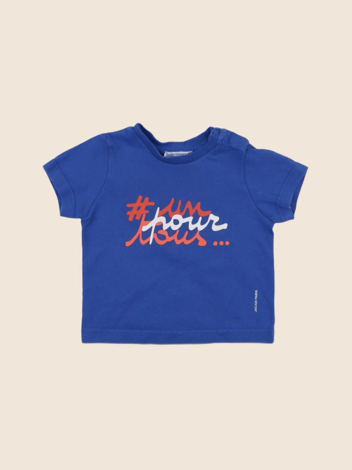 Jacadi - tee-shirt bleu - 6 mois