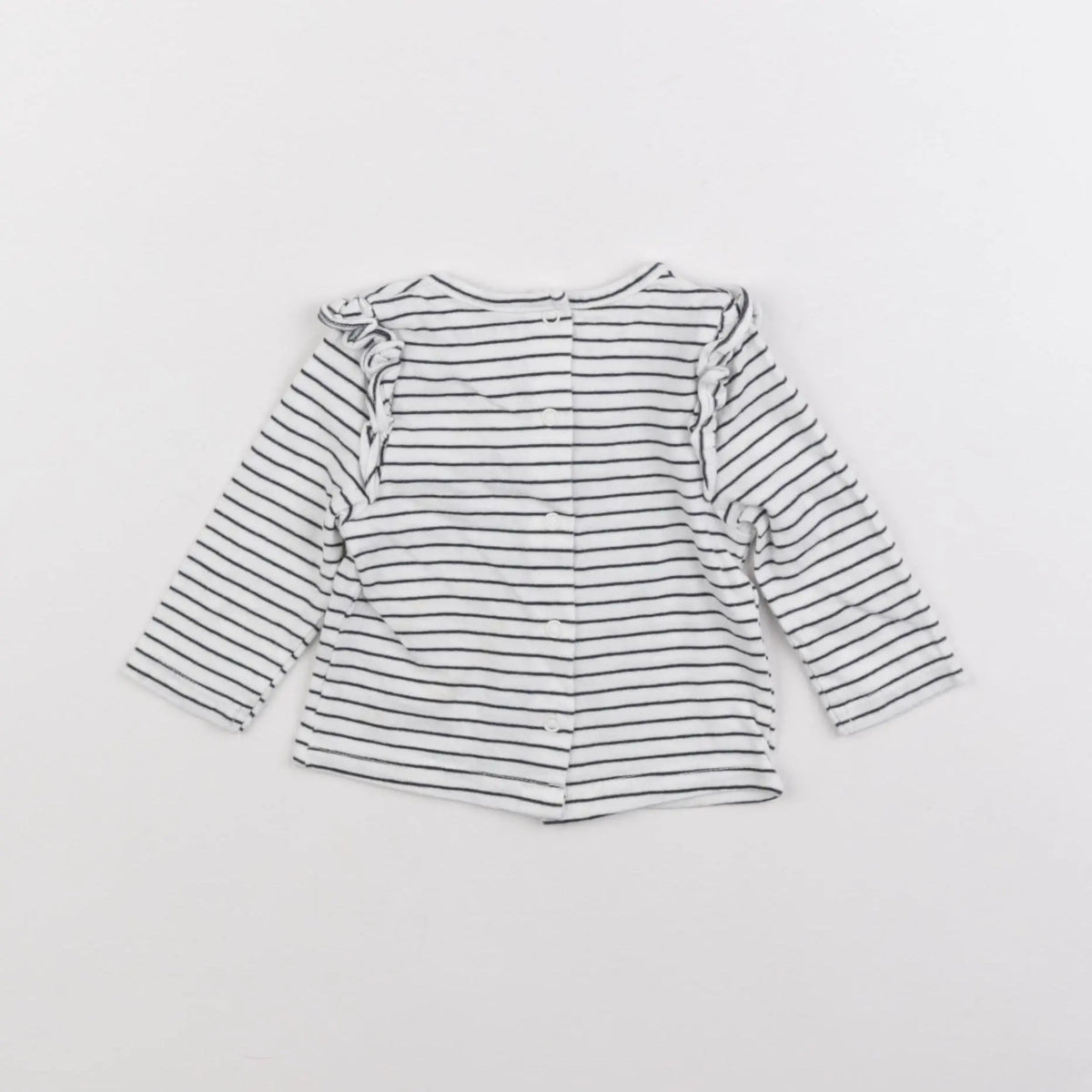 Vertbaudet - tee-shirt blanc - 3 mois