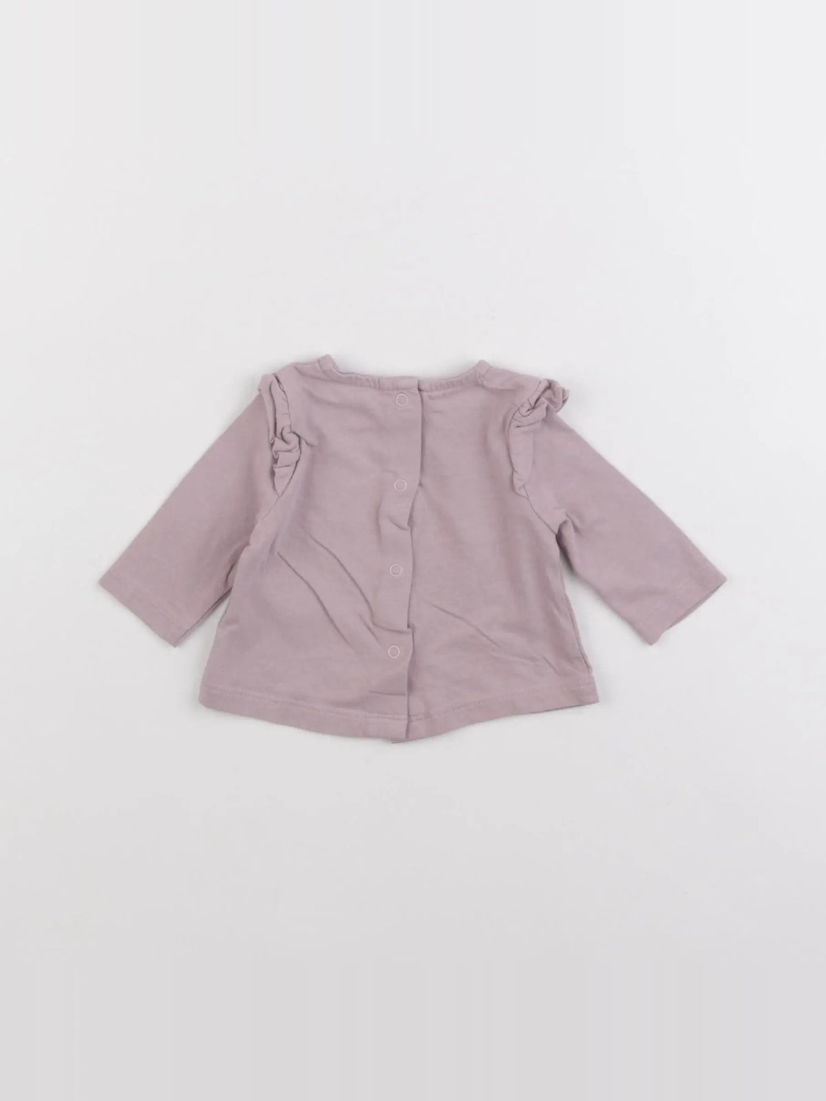 Vertbaudet - tee-shirt violet - 1 mois