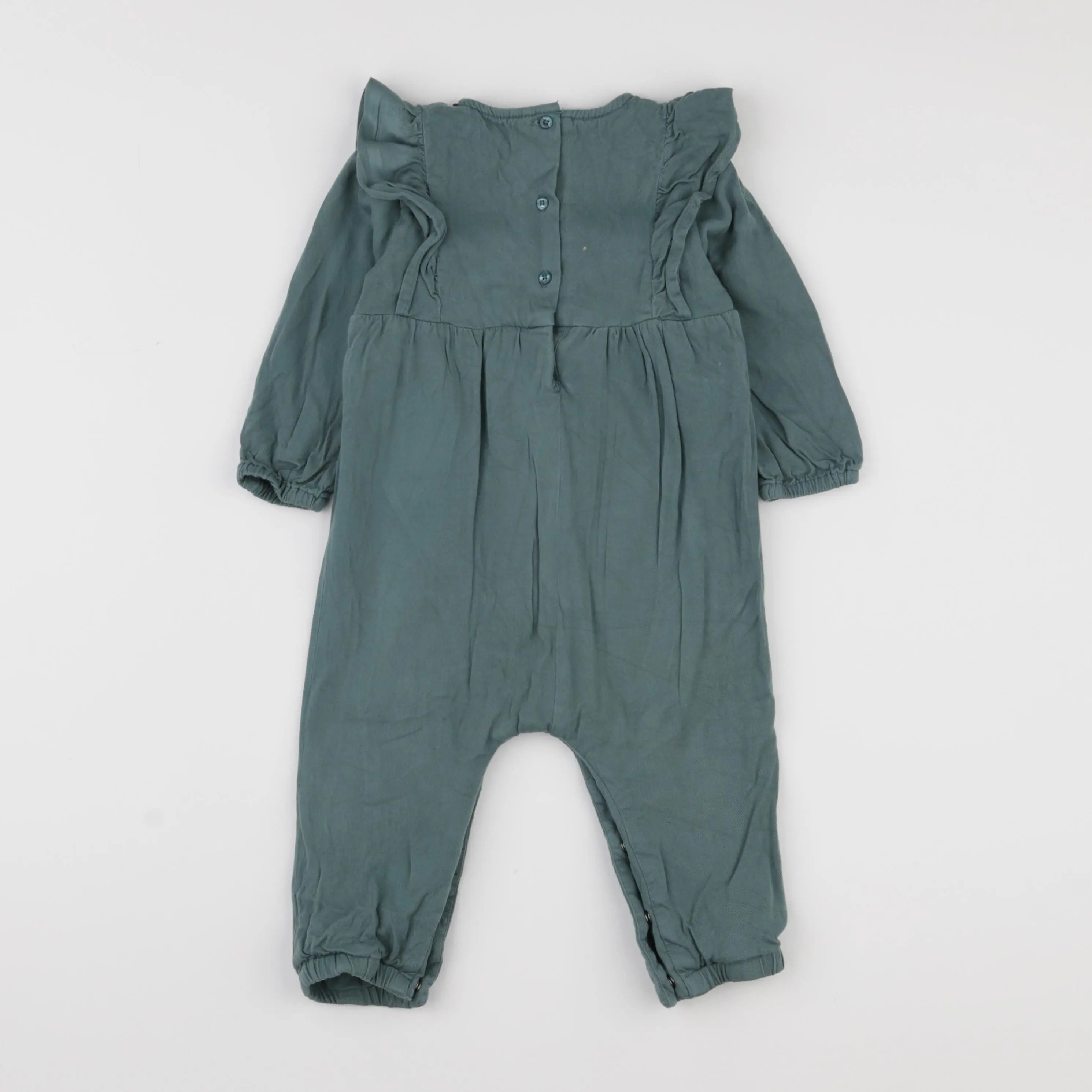Vertbaudet - combinaison vert - 18 mois