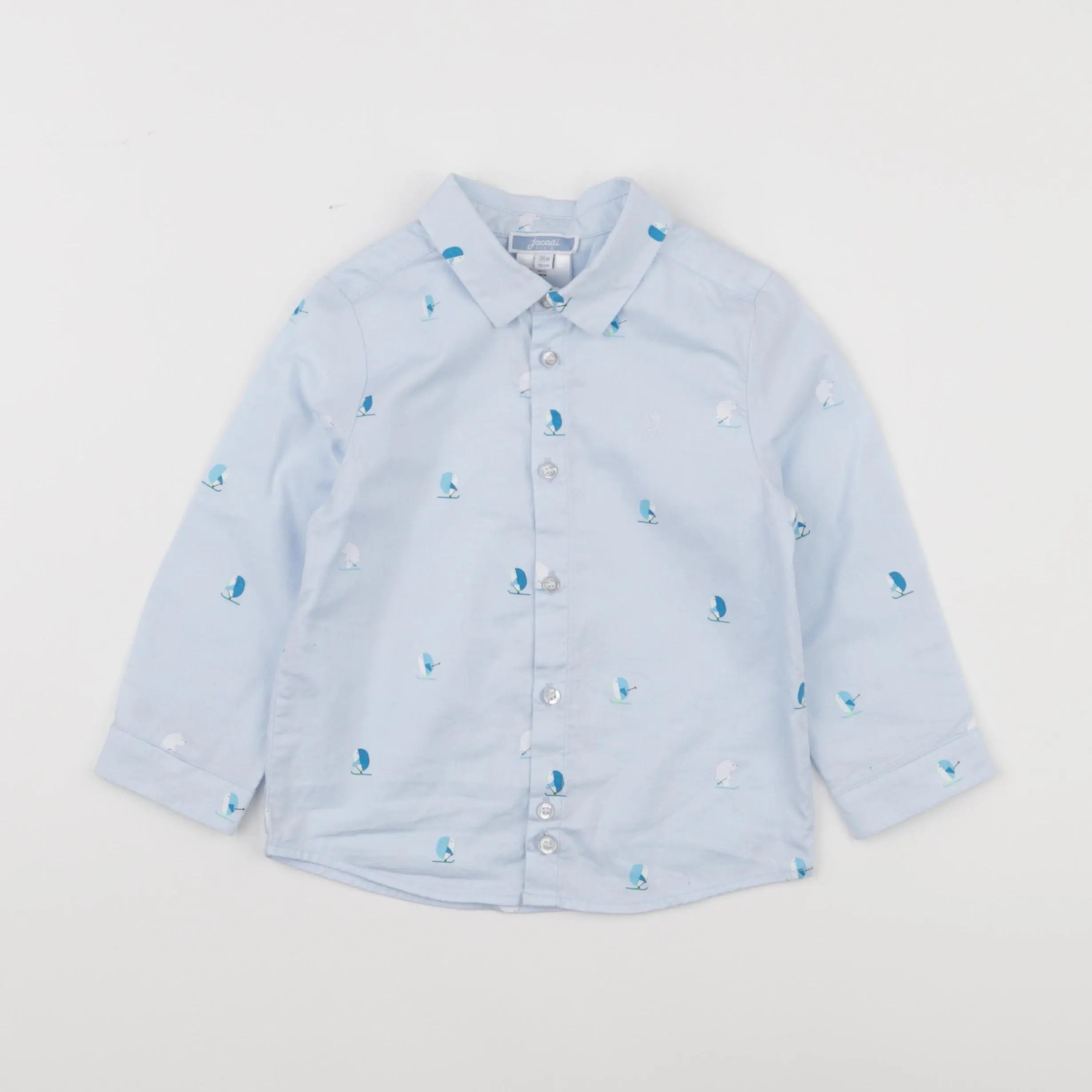 Jacadi - chemise bleu - 36 mois