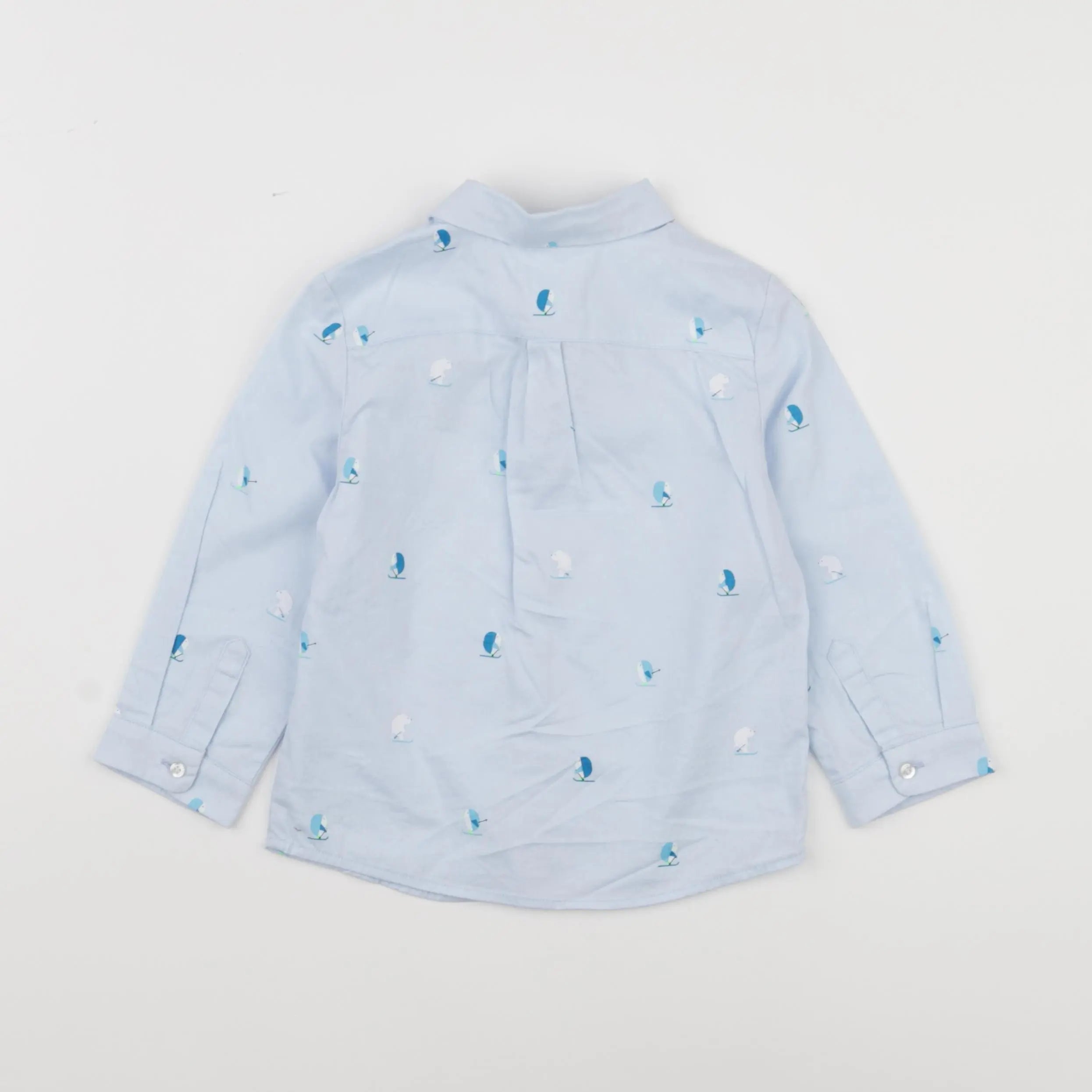Jacadi - chemise bleu - 36 mois
