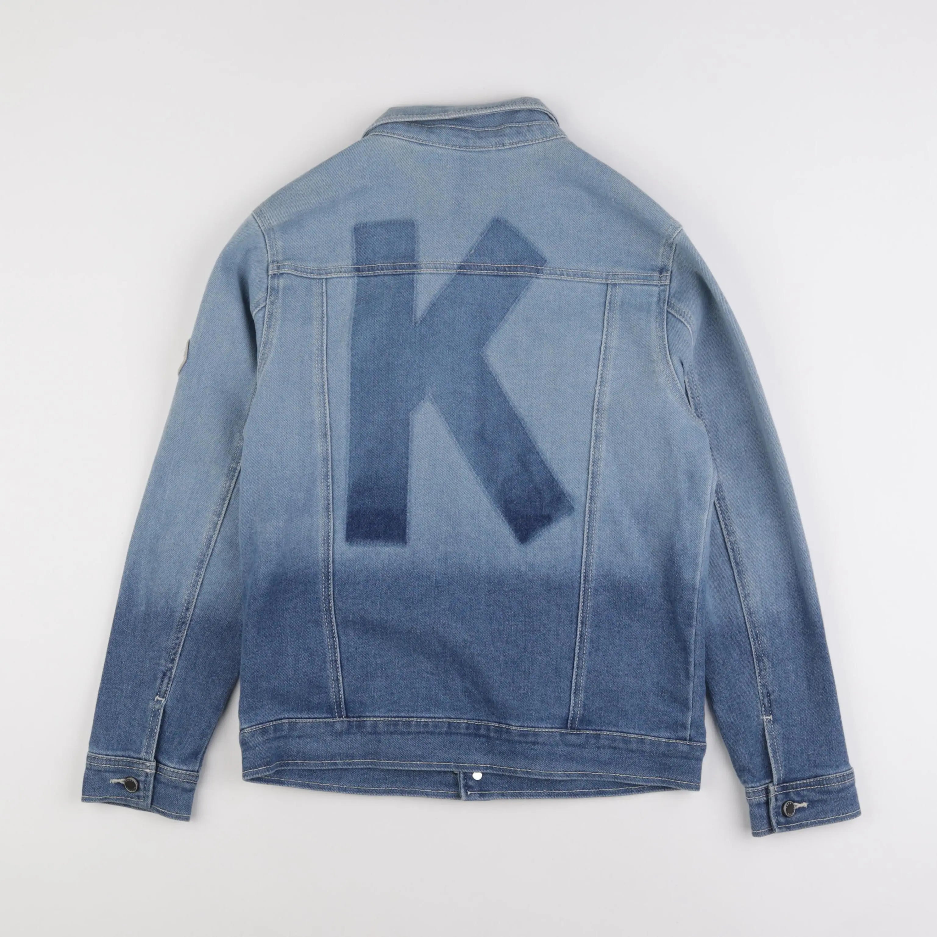 IKKS - veste imprimé au dos bleu - 12 ans