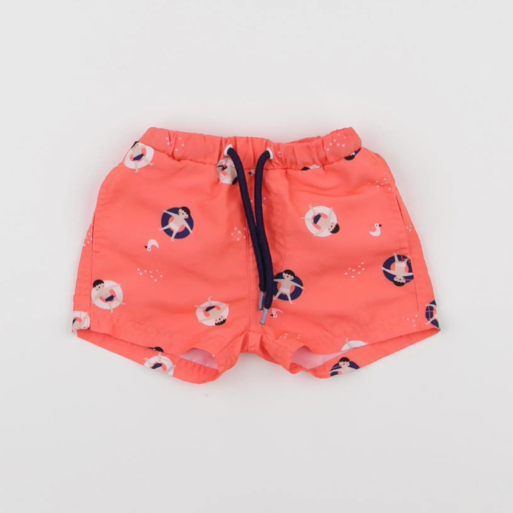 Vertbaudet - maillot de bain rouge - 6 mois