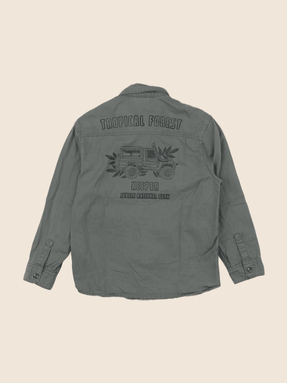 Vertbaudet - chemise vert - 10 ans