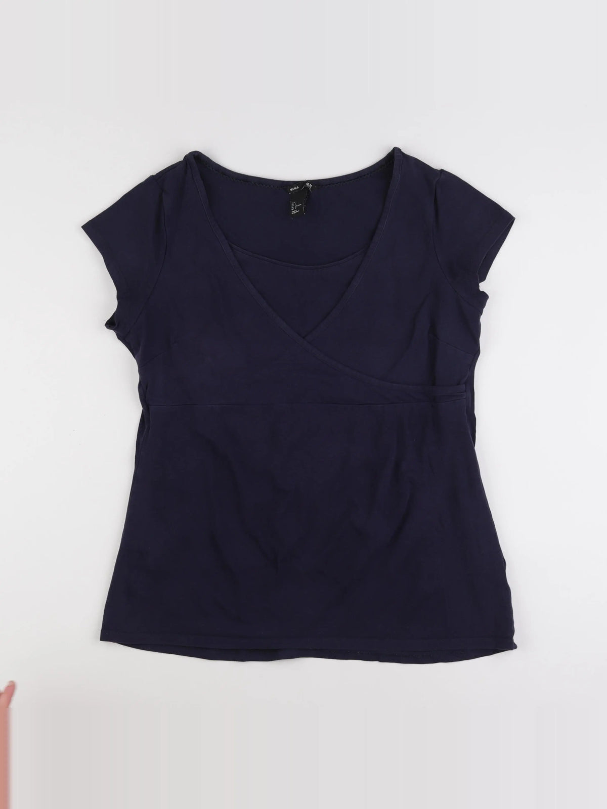 H&M - tee-shirt grossesse bleu - 40