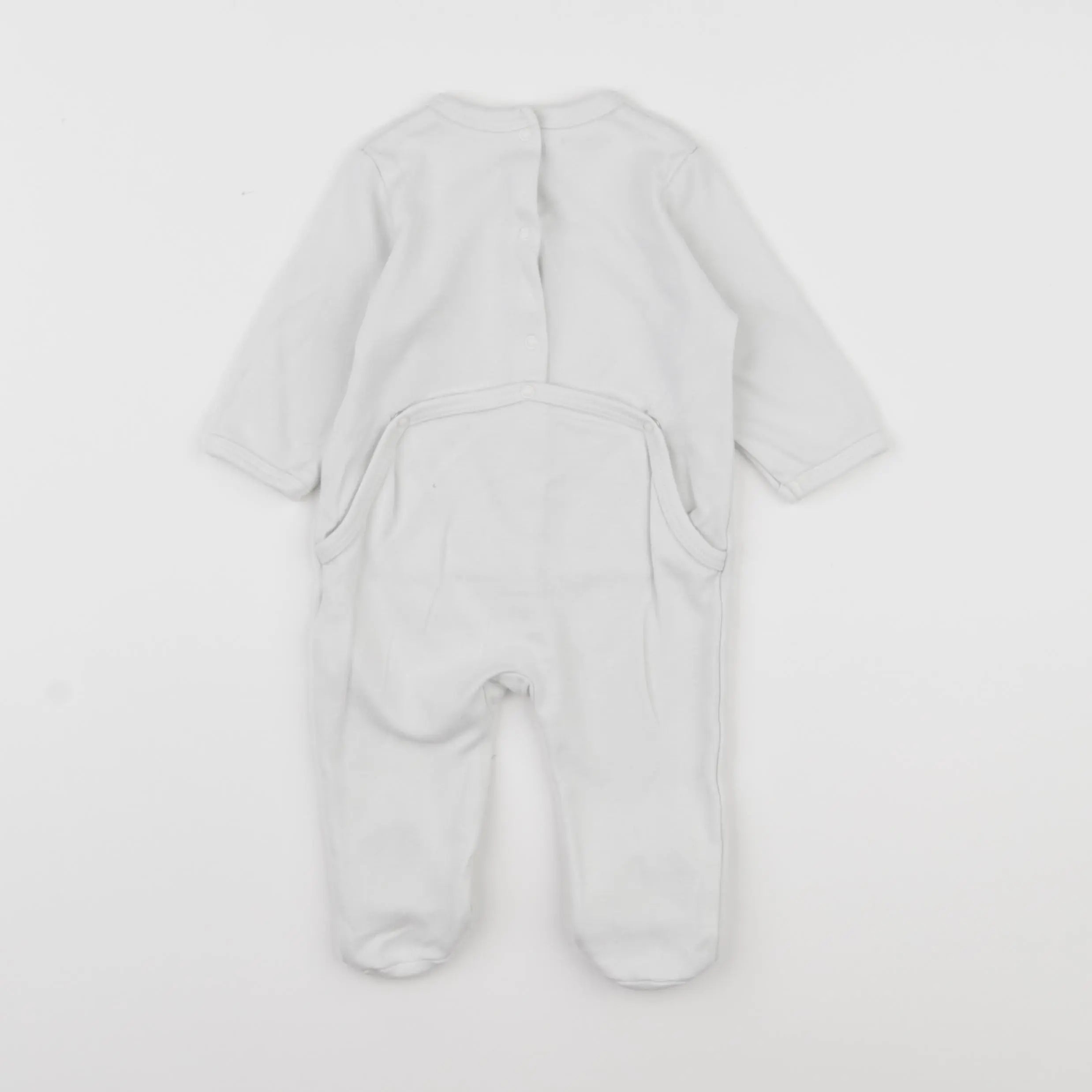 Vertbaudet - pyjama coton blanc - 6 mois