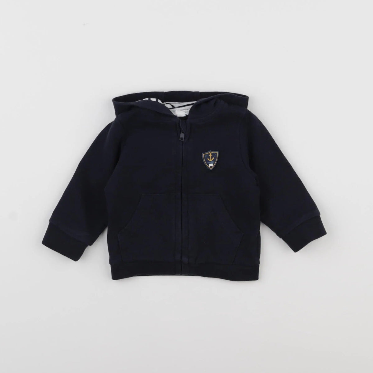 Vertbaudet - sweat bleu - 3 mois