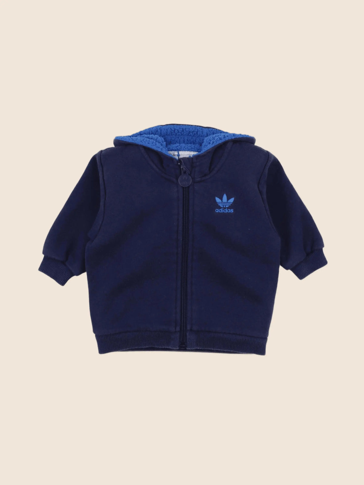 Adidas - sweat bleu - 6 mois