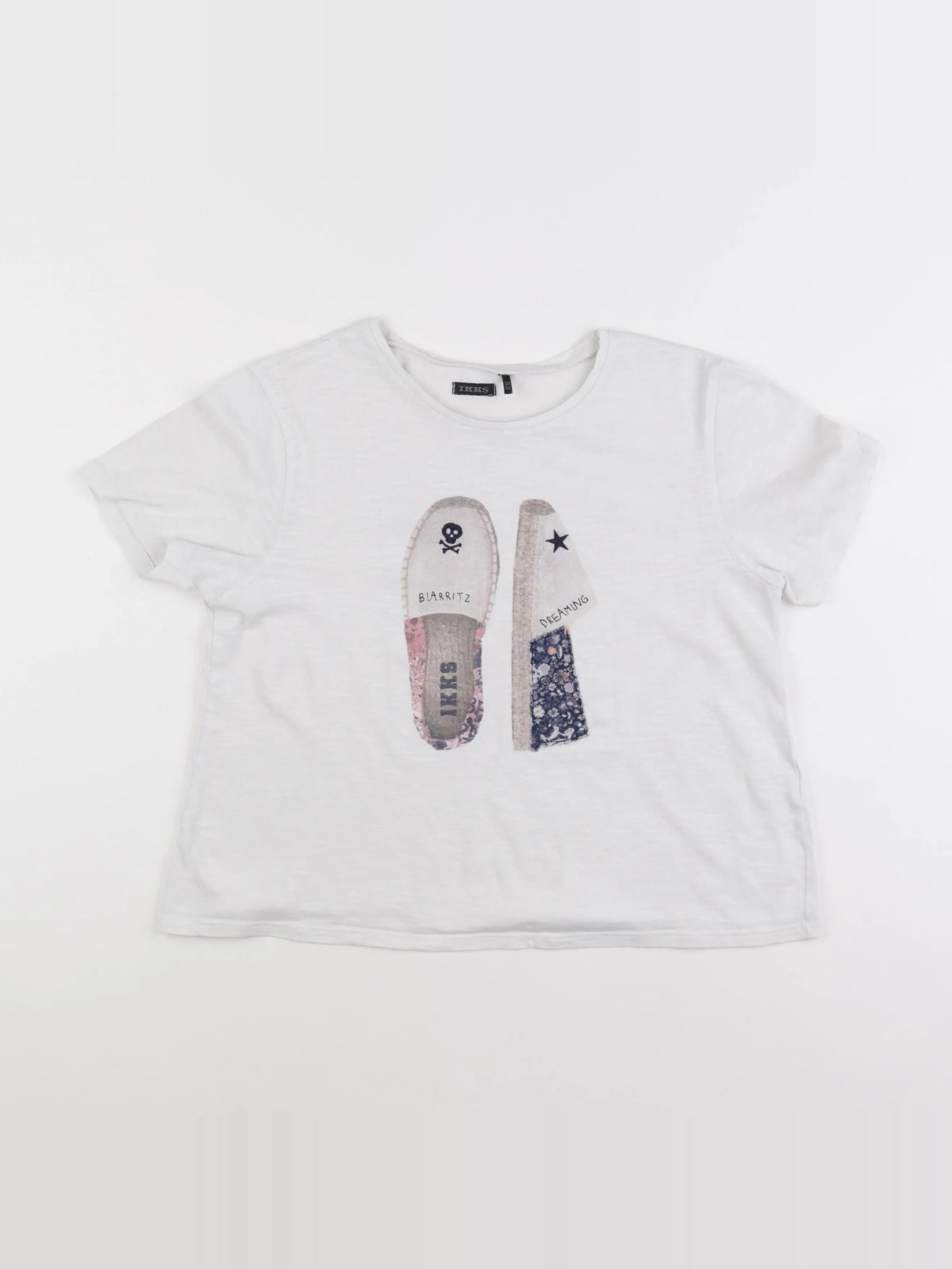 IKKS - tee-shirt blanc - 12 ans