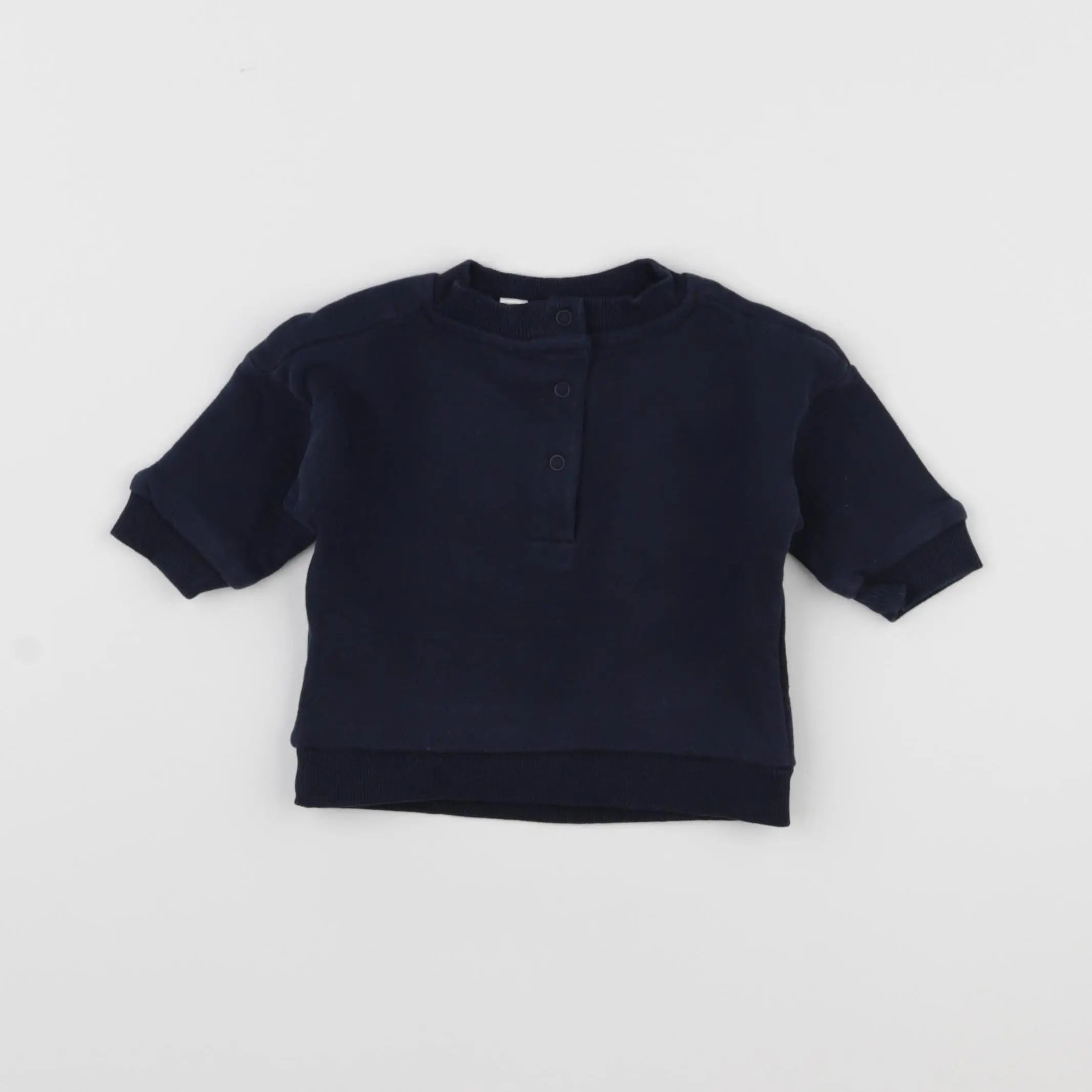 Vertbaudet - sweat bleu - 3 mois