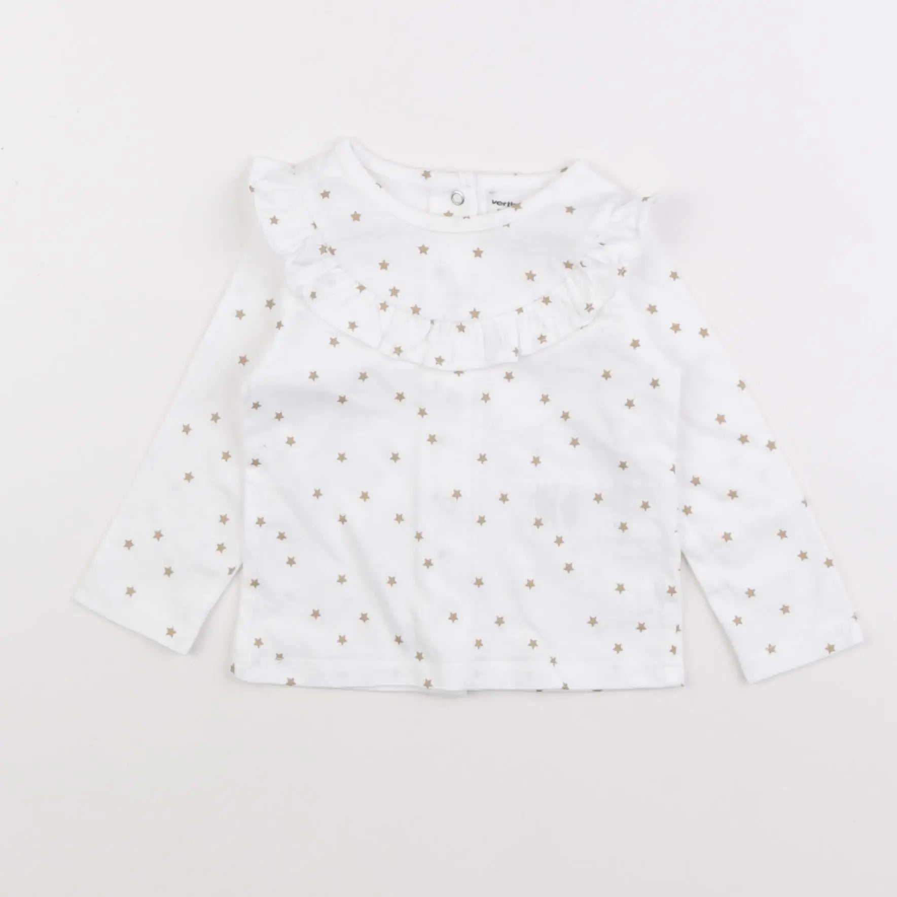 Vertbaudet - tee-shirt blanc - 9 mois