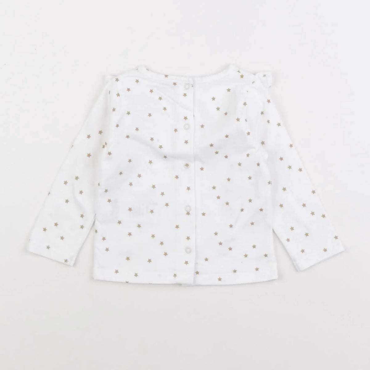 Vertbaudet - tee-shirt blanc - 9 mois