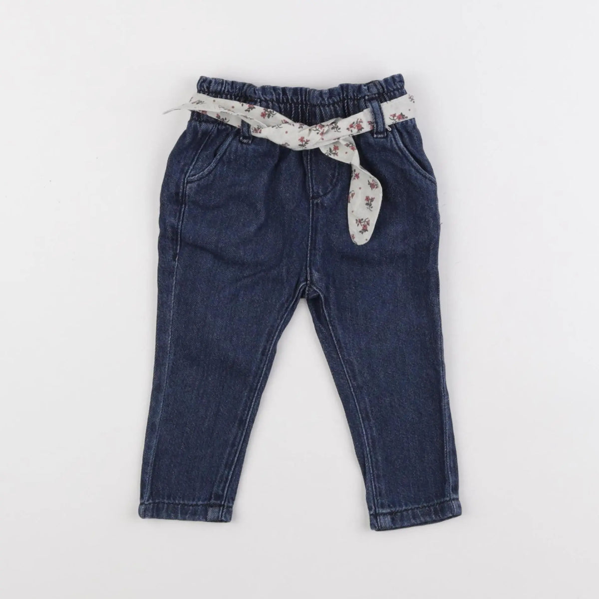 Vertbaudet - jegging bleu - 6 mois