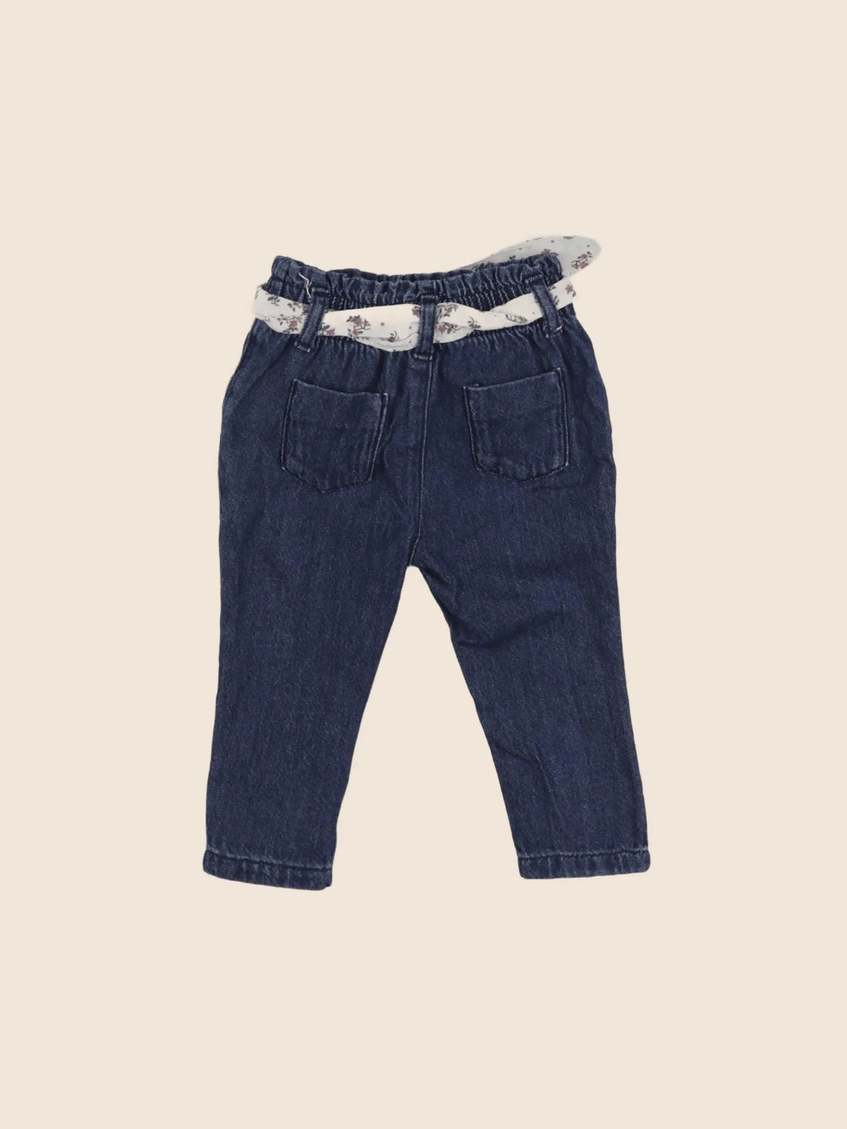 Vertbaudet - jegging bleu - 6 mois