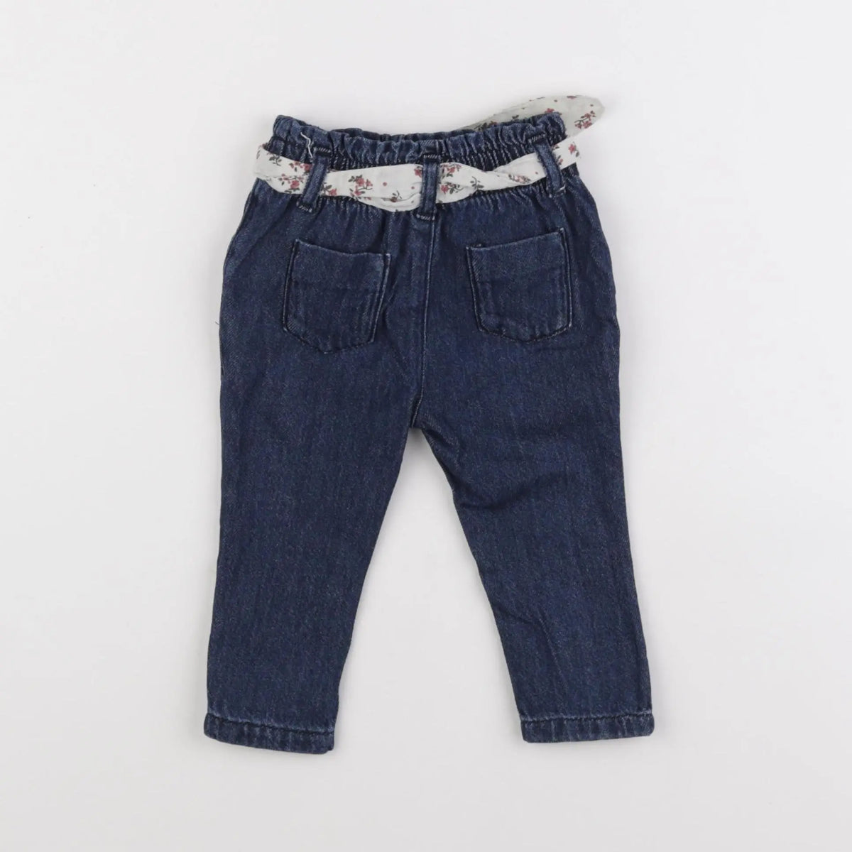 Vertbaudet - jegging bleu - 6 mois
