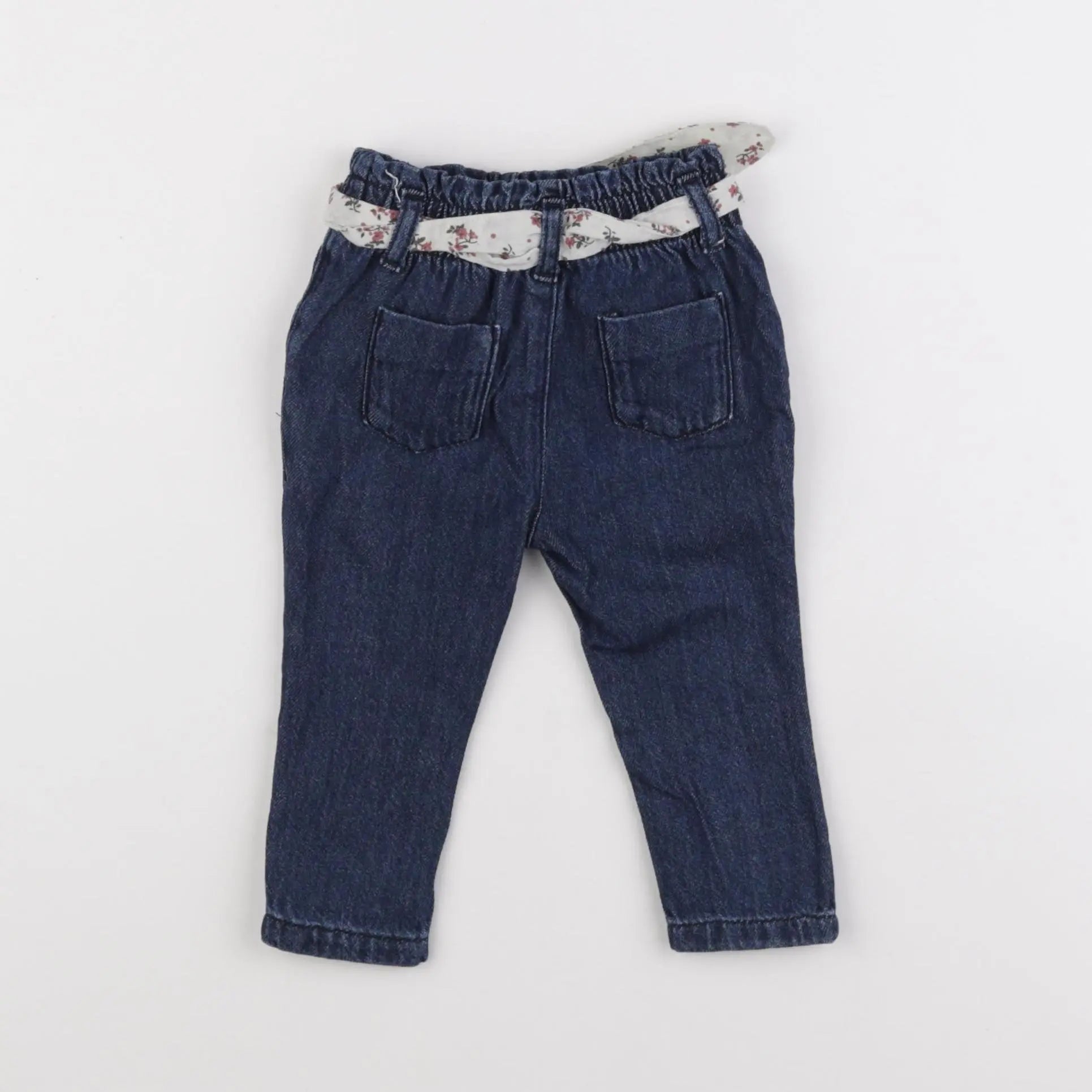 Vertbaudet - jegging bleu - 6 mois