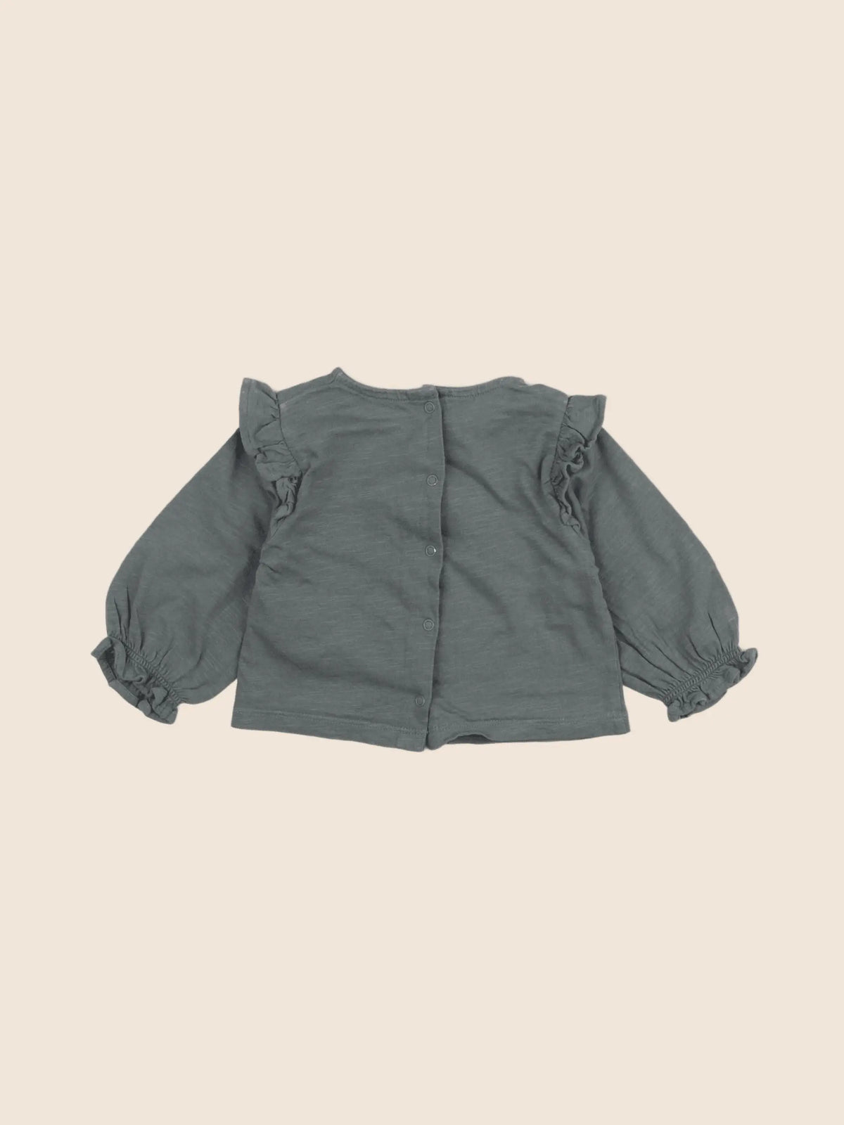 Vertbaudet - tee-shirt vert - 6 mois
