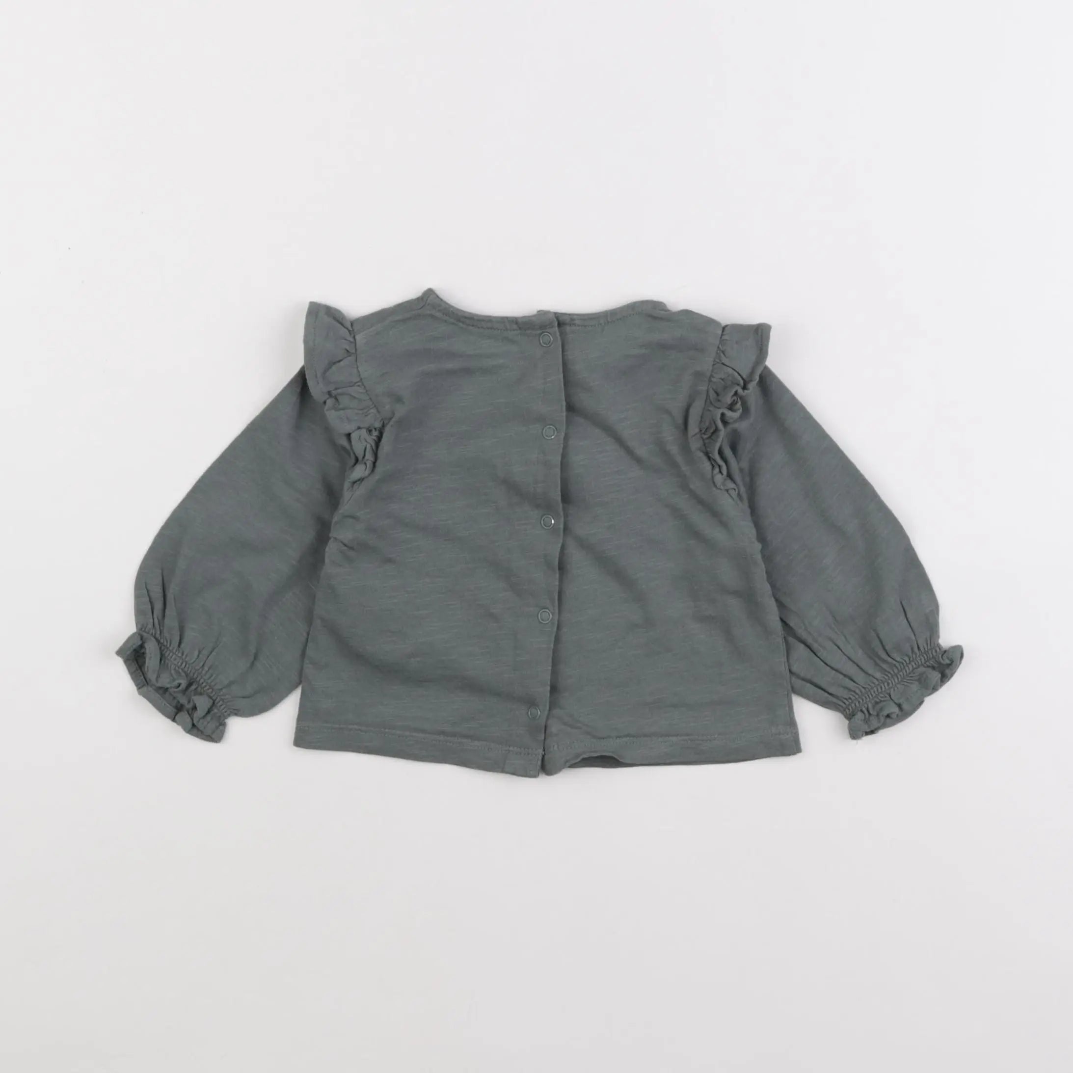 Vertbaudet - tee-shirt vert - 6 mois