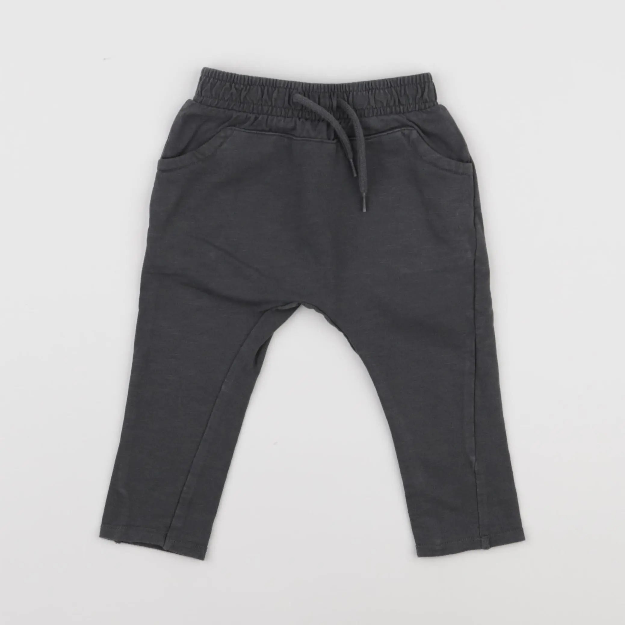 Vertbaudet - jogging gris - 9 mois