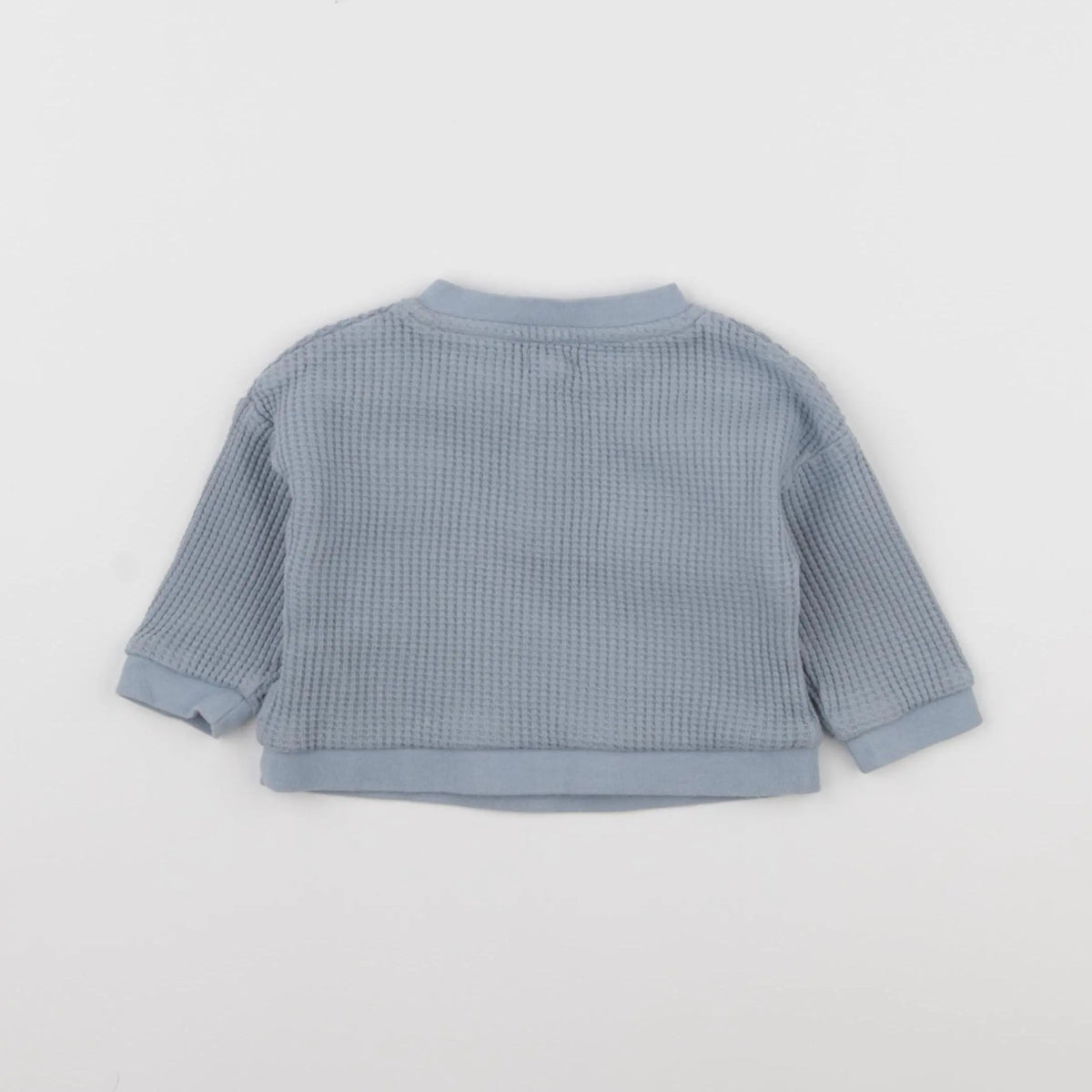 Vertbaudet - sweat bleu - 9 mois