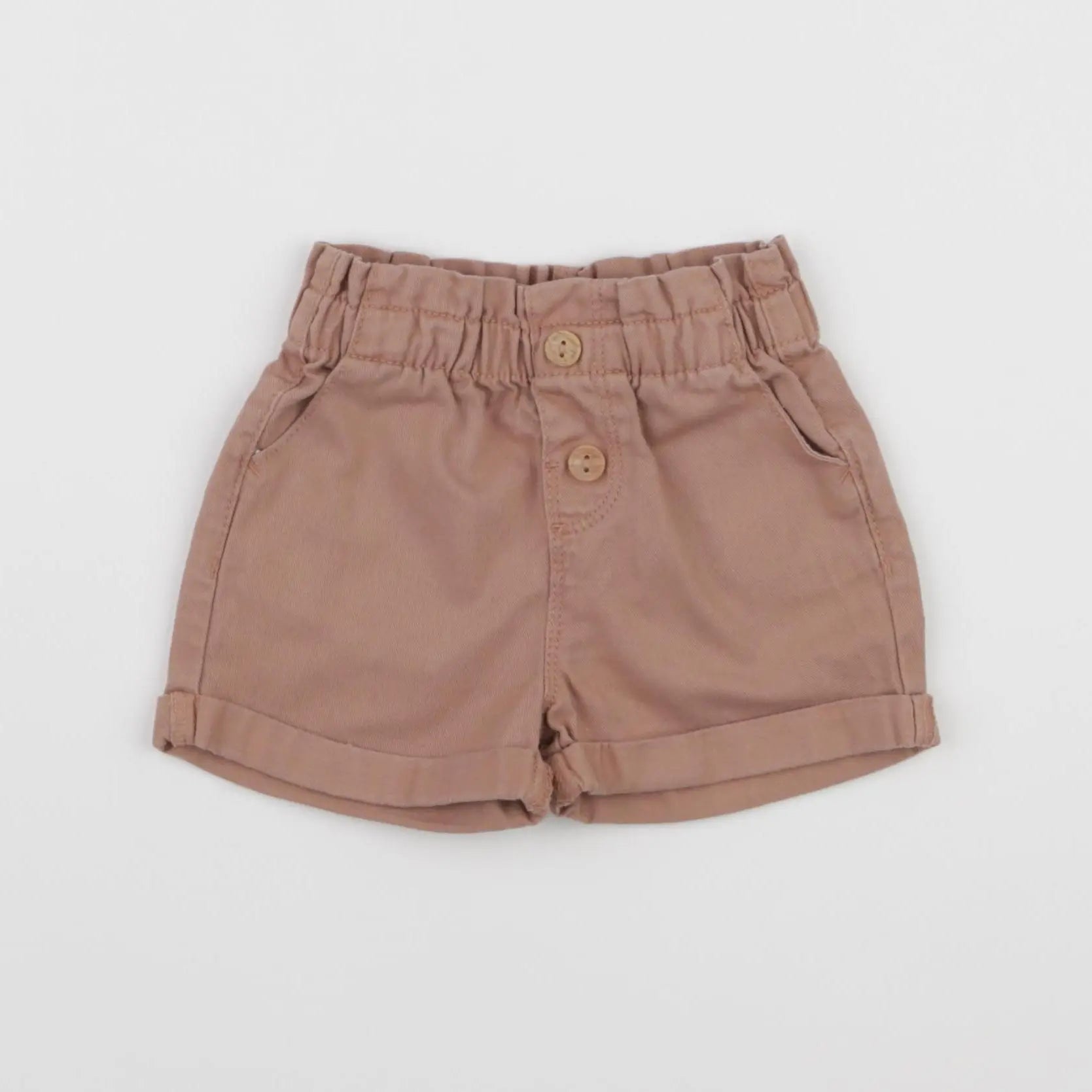Vertbaudet - short rose - 12 mois