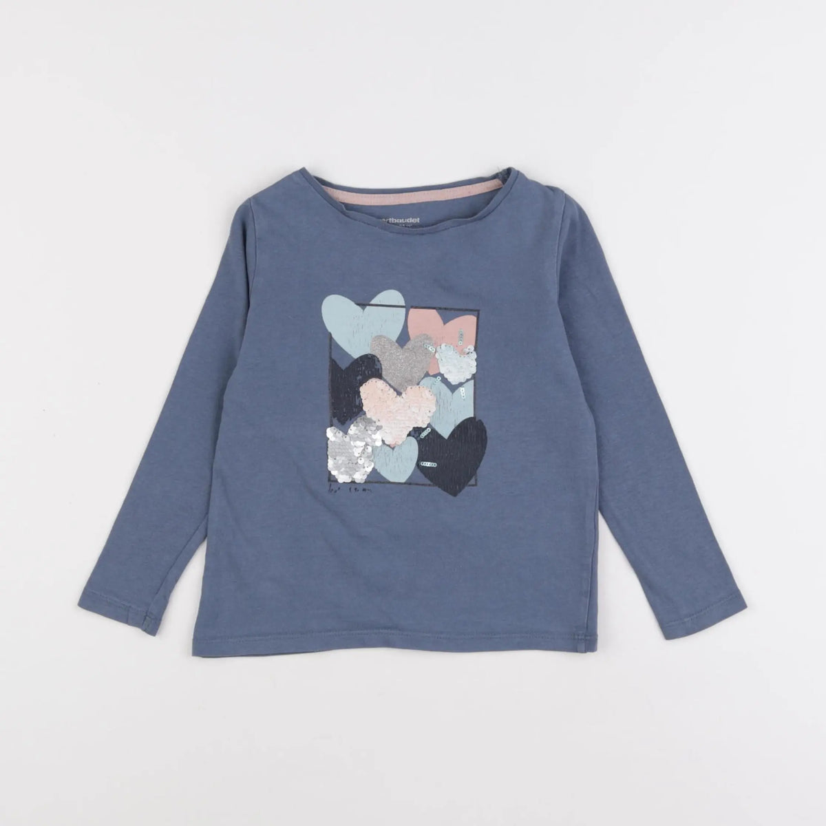 Vertbaudet - tee-shirt bleu - 3 ans