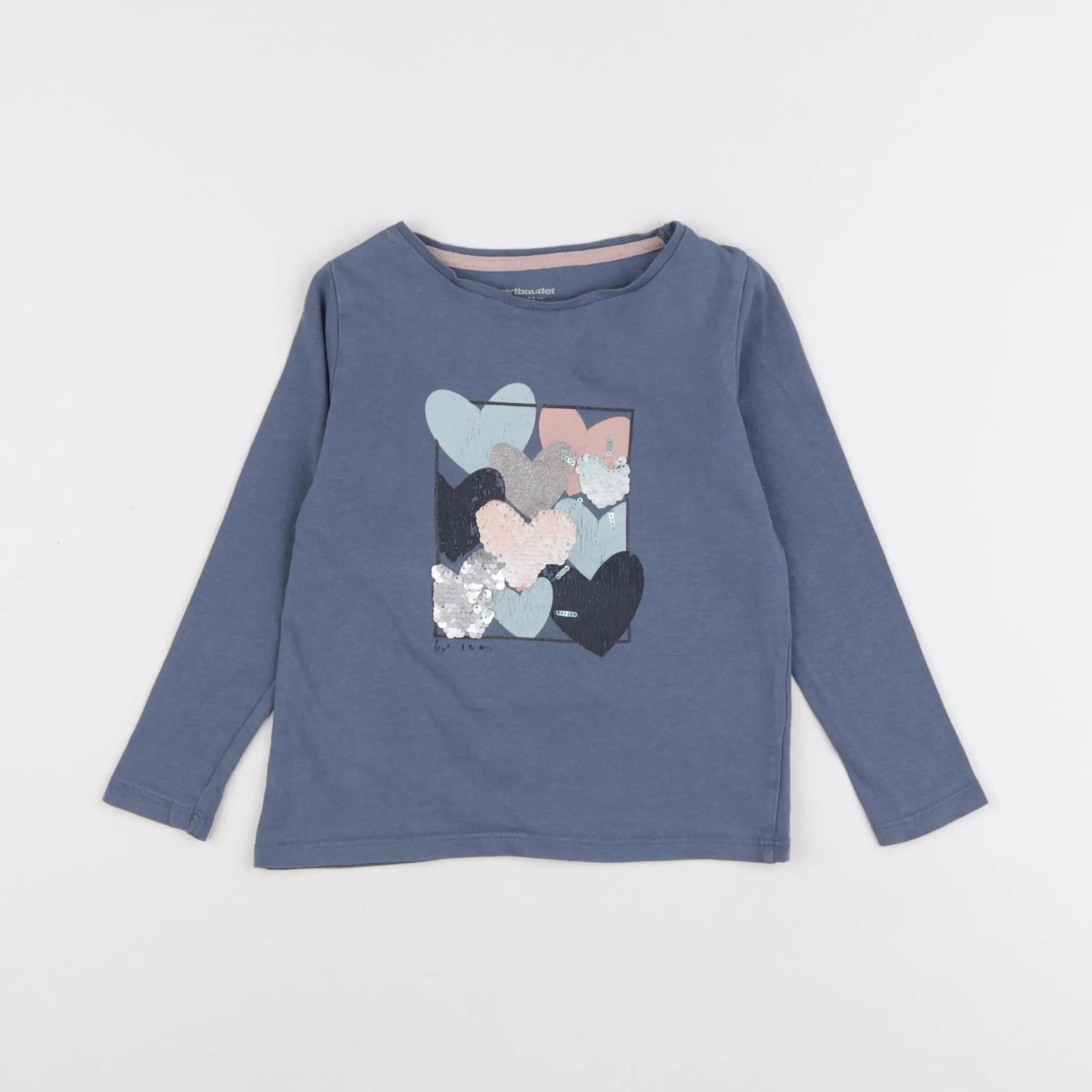 Vertbaudet - tee-shirt bleu - 3 ans