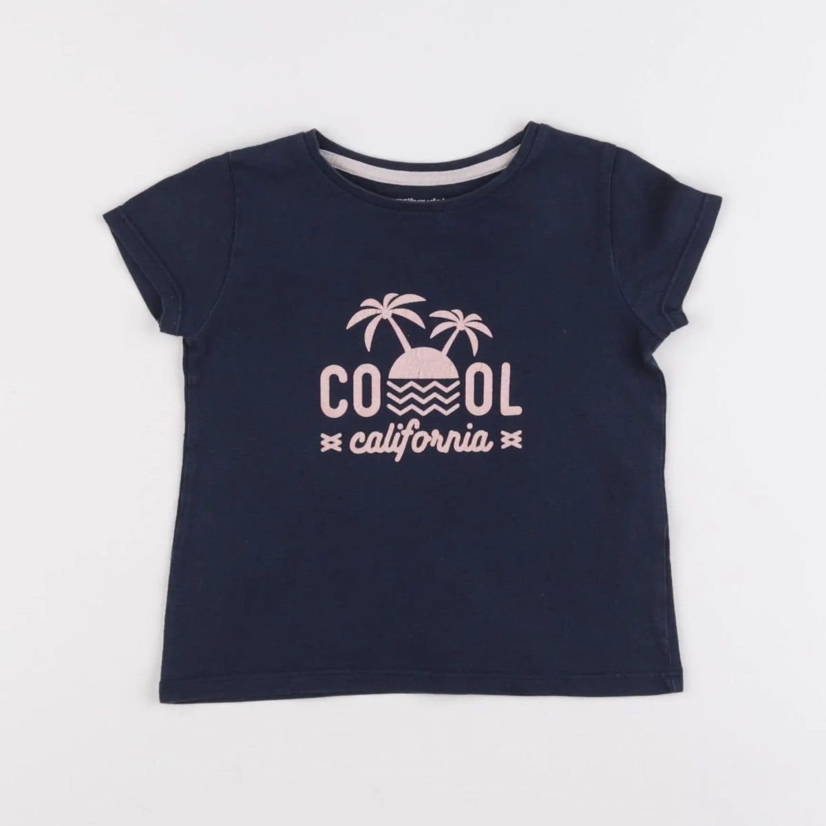 Vertbaudet - tee-shirt bleu - 2 ans