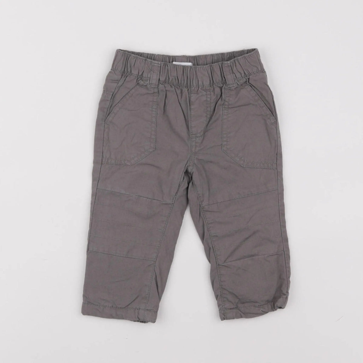 Vertbaudet - pantalon gris - 12 mois