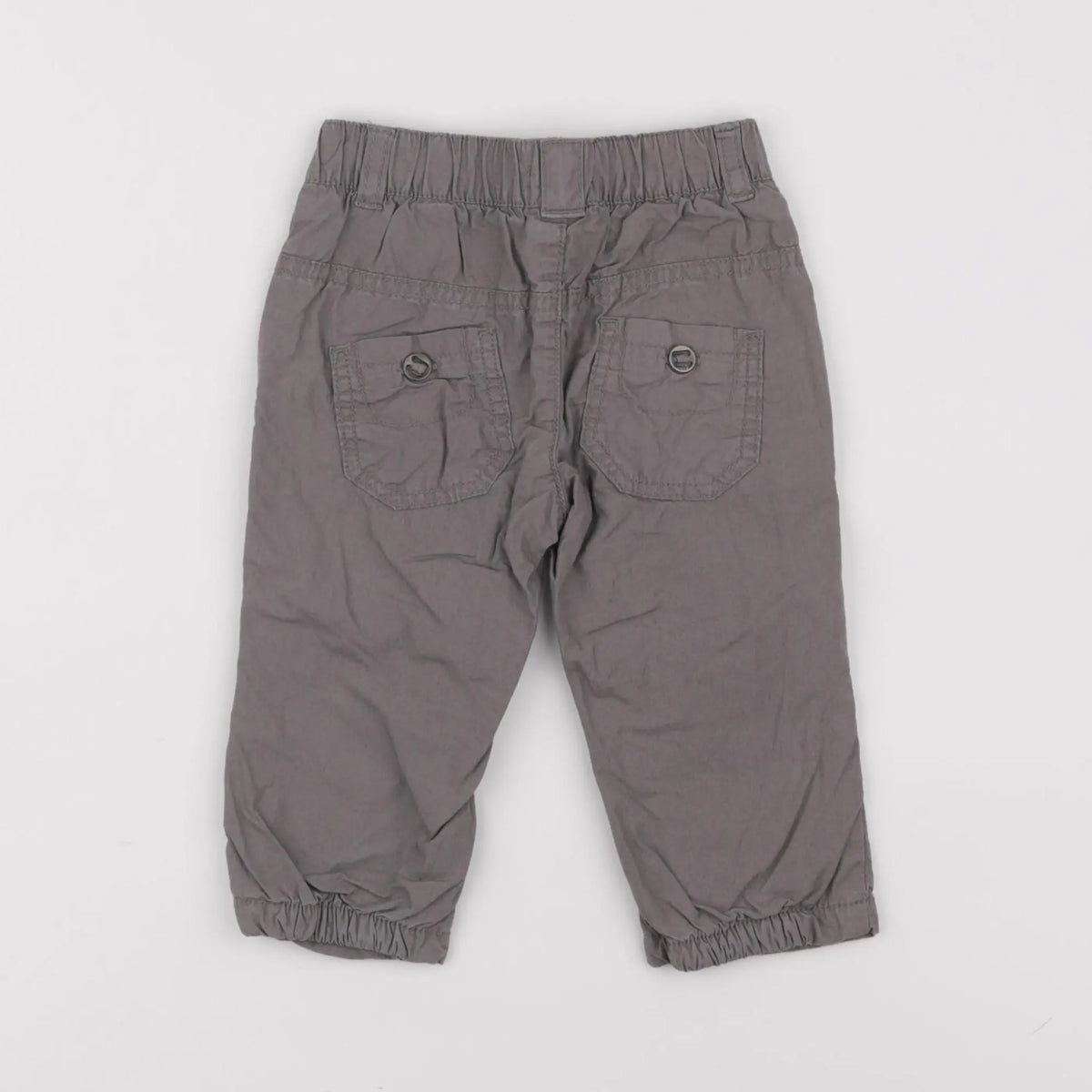 Vertbaudet - pantalon gris - 12 mois