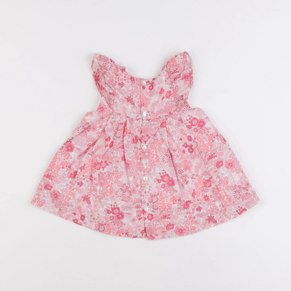 Jacadi - robe liberty rose - 6 mois