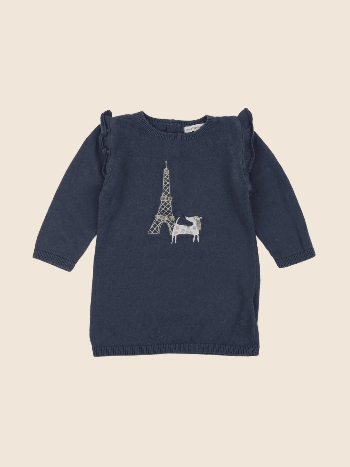 Vertbaudet - robe bleu - 18 mois