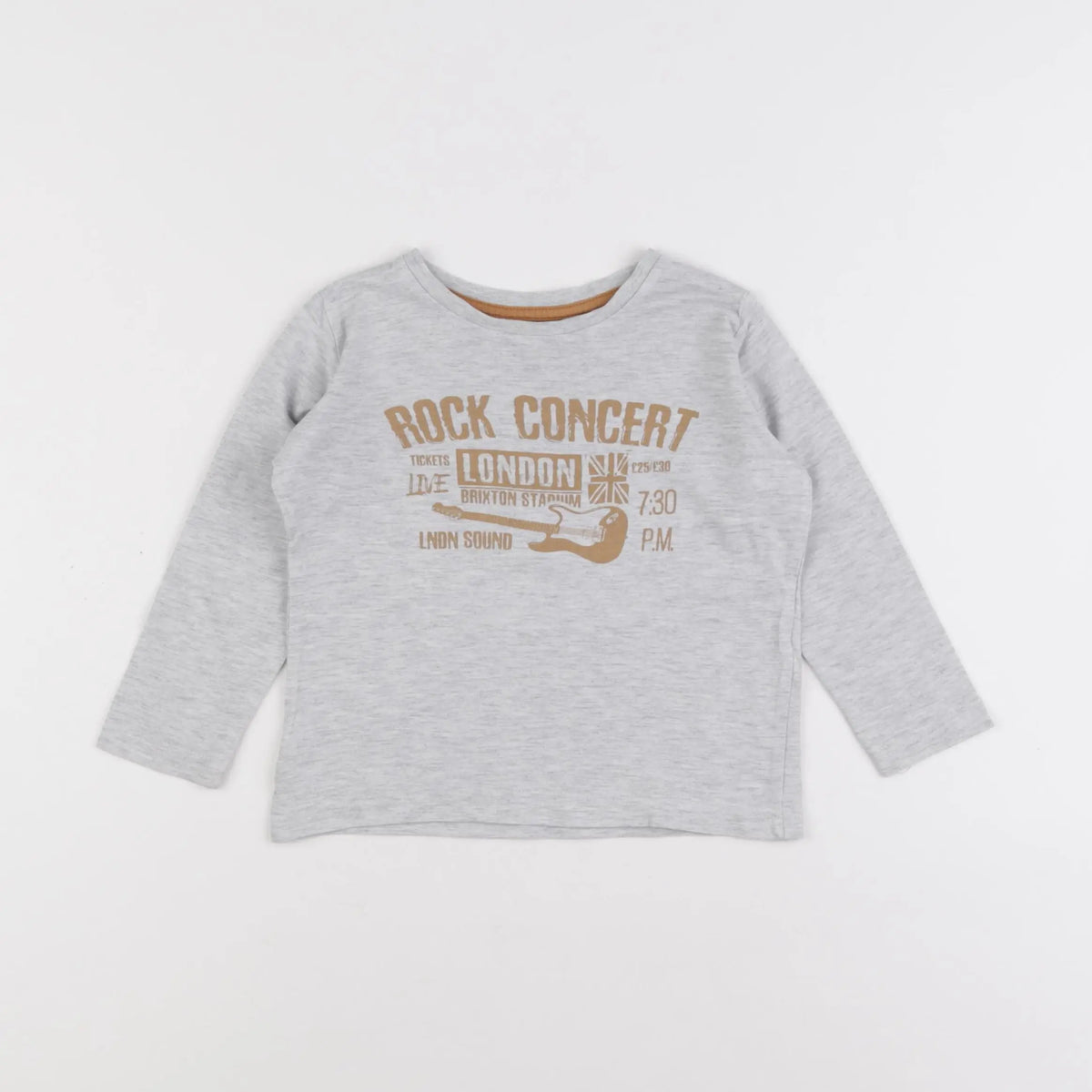 Vertbaudet - tee-shirt gris - 2 ans